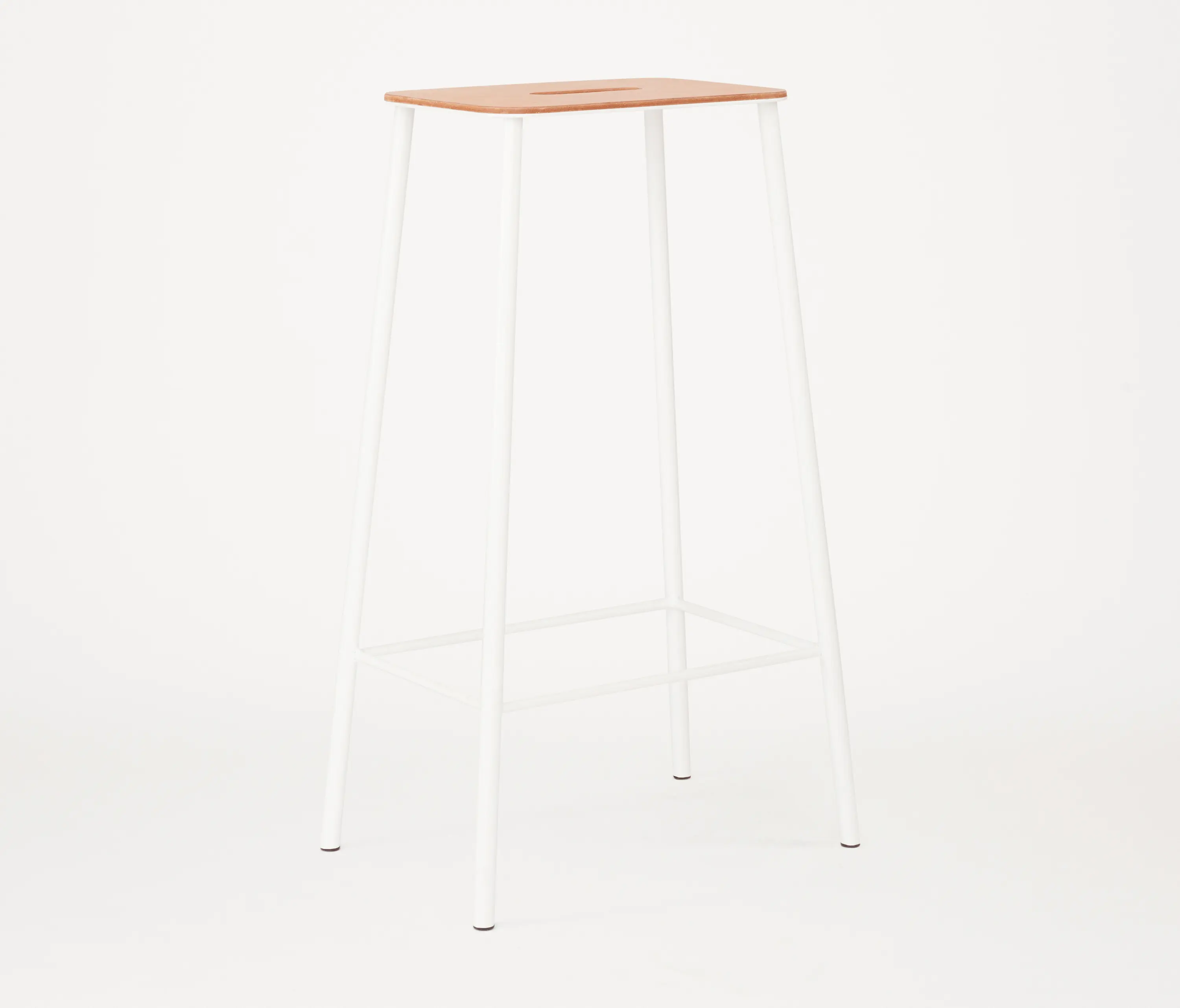 Frama - Adam Stool | Oak | Matt White H76 | contract only
