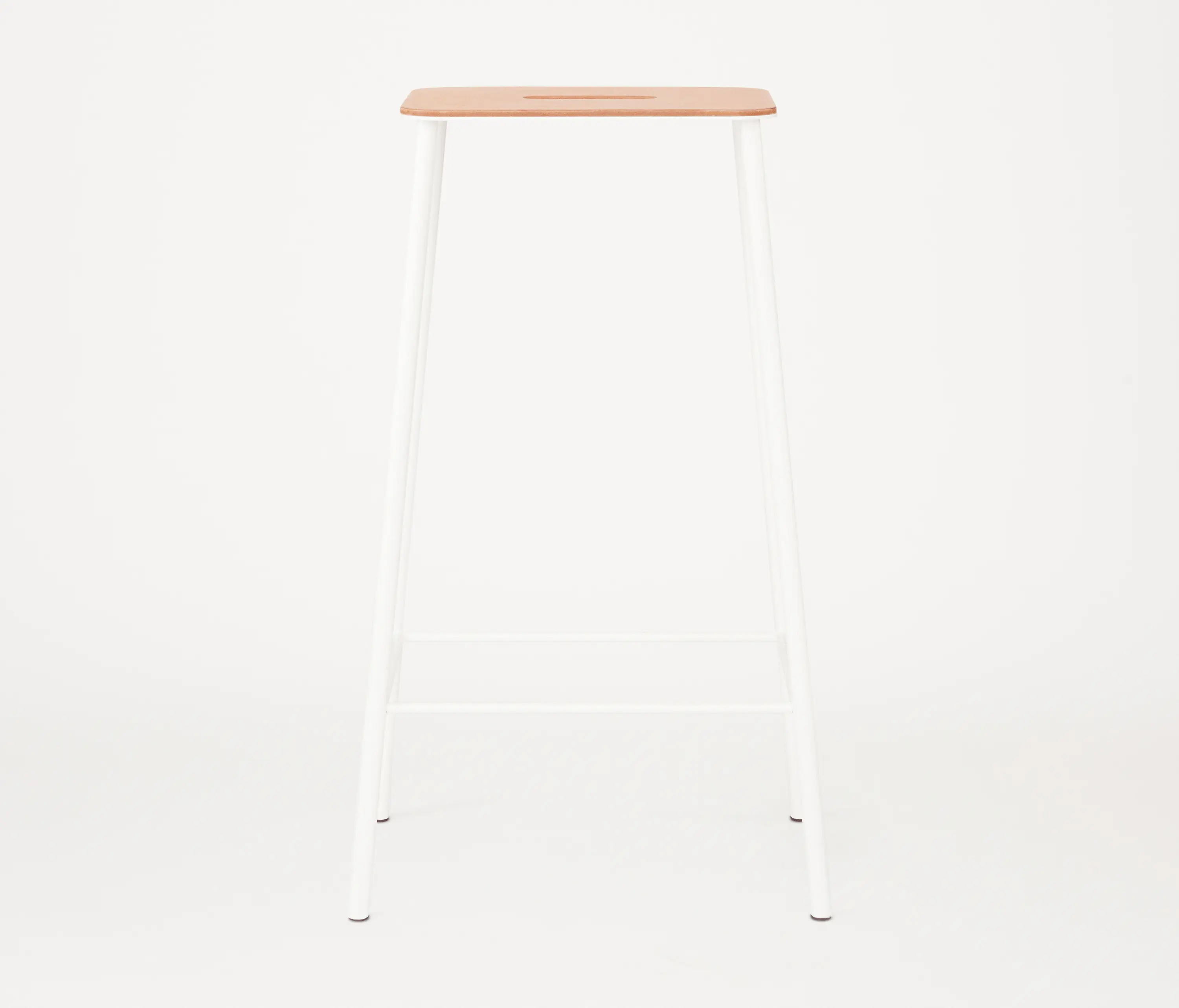 Frama - Adam Stool | Oak | Matt White H76 | contract only