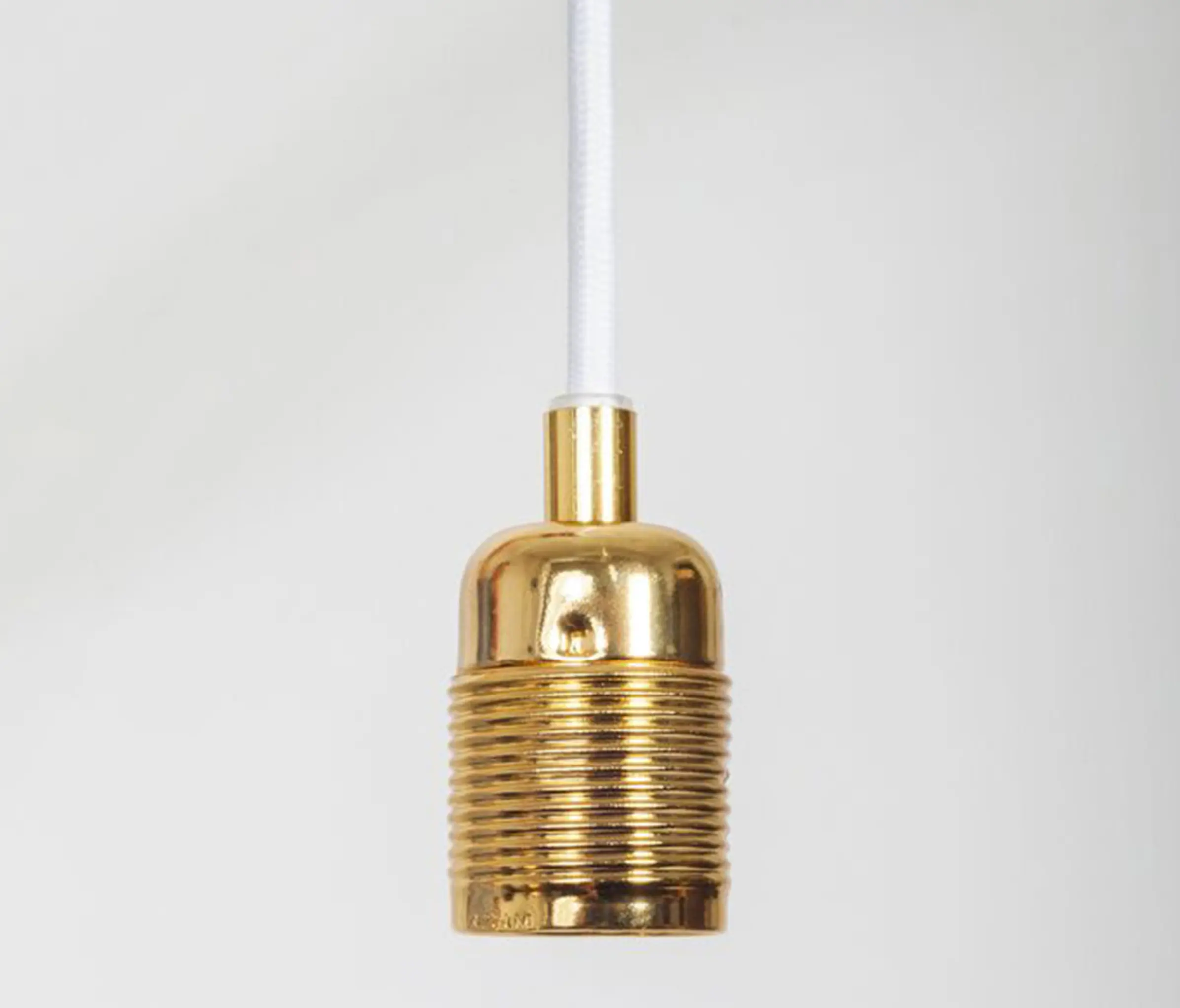 Frama - E27 pendant Brass / Bordeaux Cable