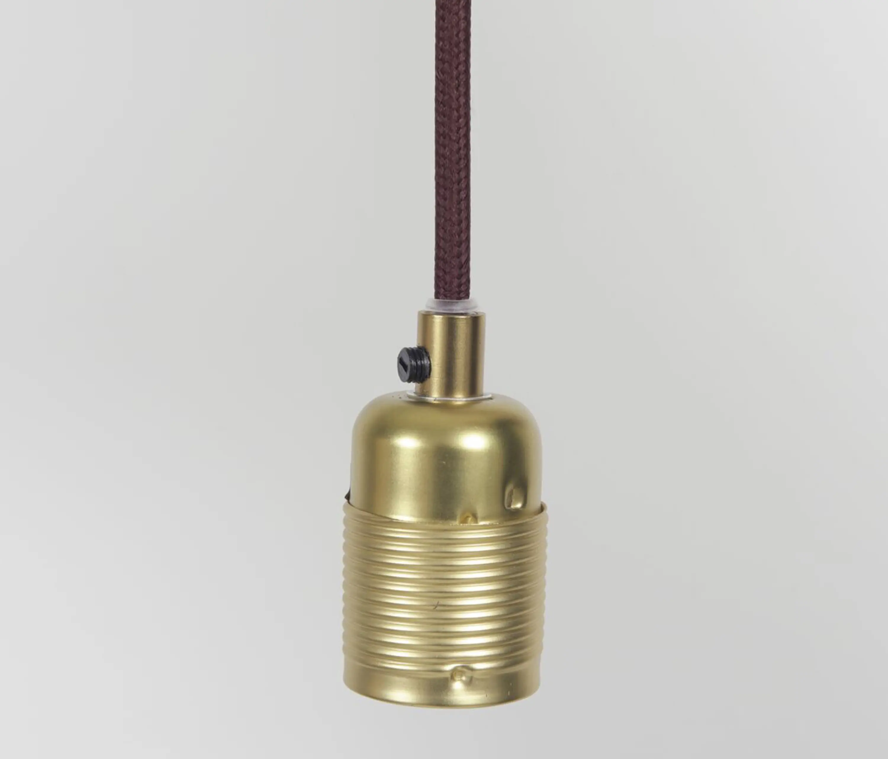 Frama - E27 pendant Brass / Grey Cable