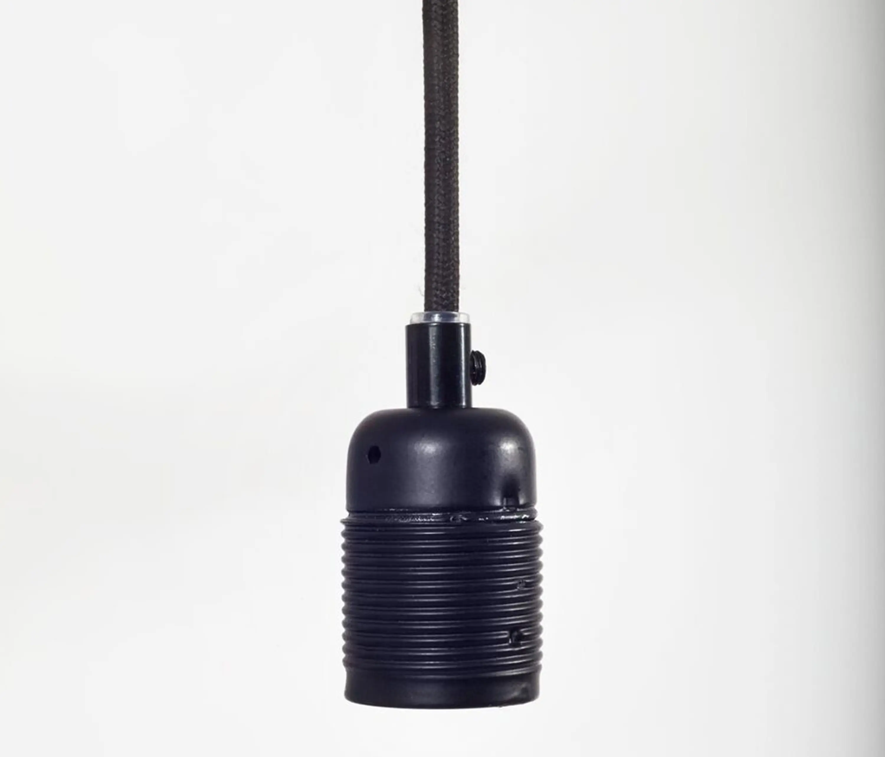 Frama - E27 pendant Matt Black / Black Cable