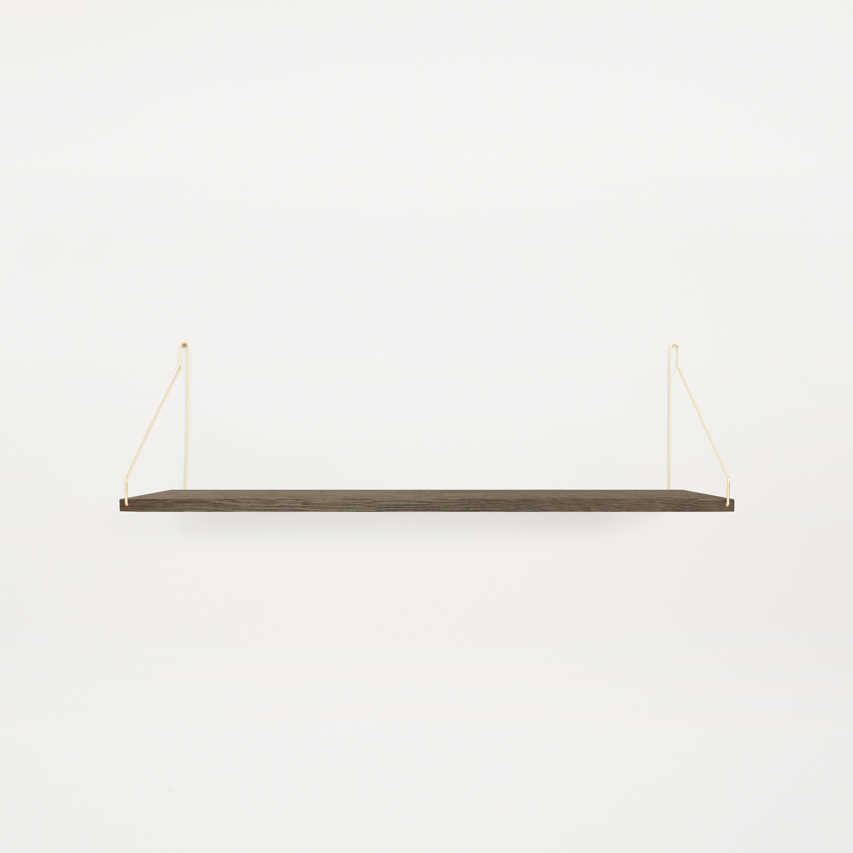 Mostrar el producto Shelf Dark Oiled | 80w-27d Brass Brackets del fabricante Frama
