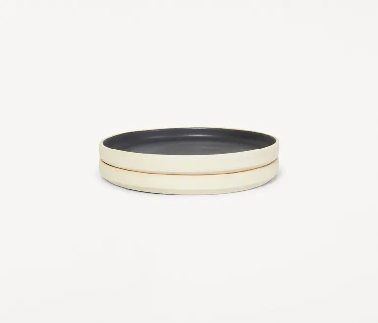 Frama - Otto plate | black | small | set of two