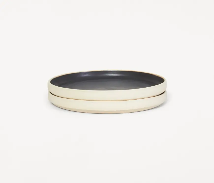 Frama - Otto plate | black | large | set of two