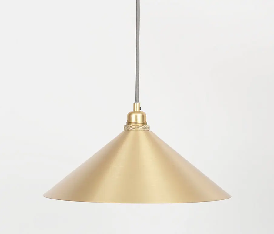 Frama - Cone large l brass l incl. pendant