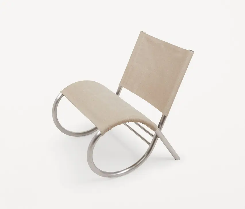 Frama - Richardt Chair | Raw Steel | Canvas