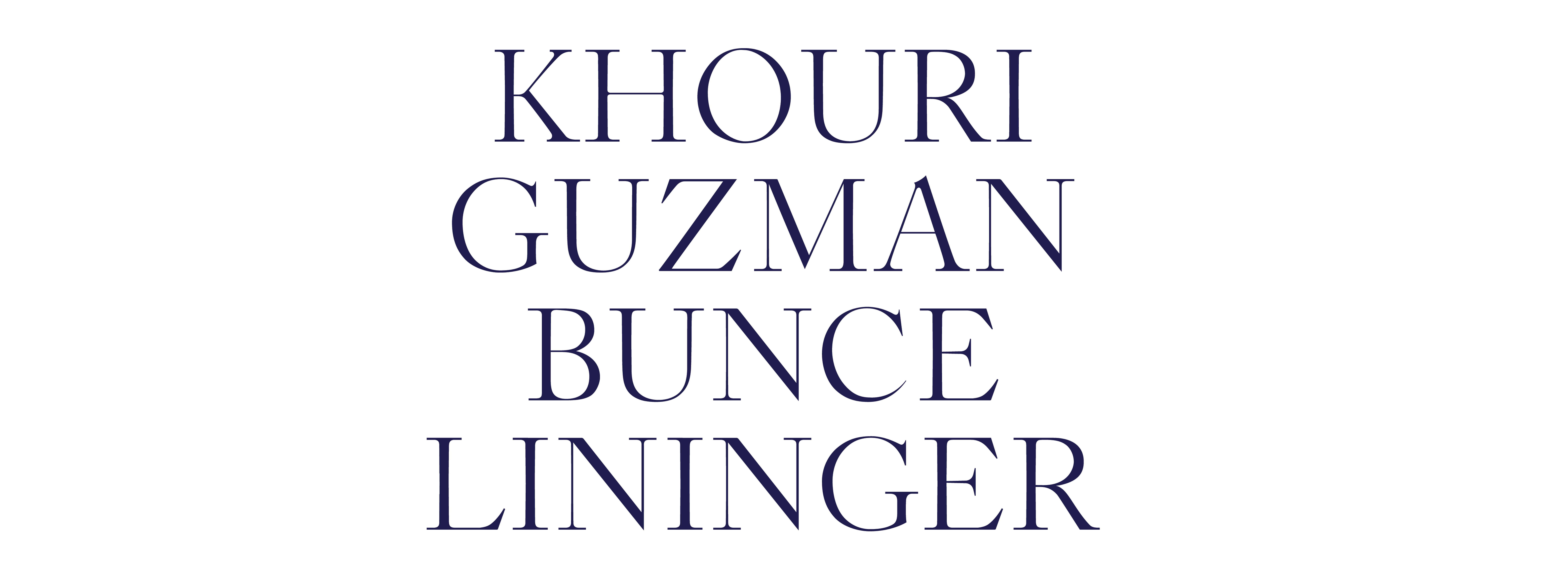 Logo for manufacturer Khouri Guzman Bunce Lininger