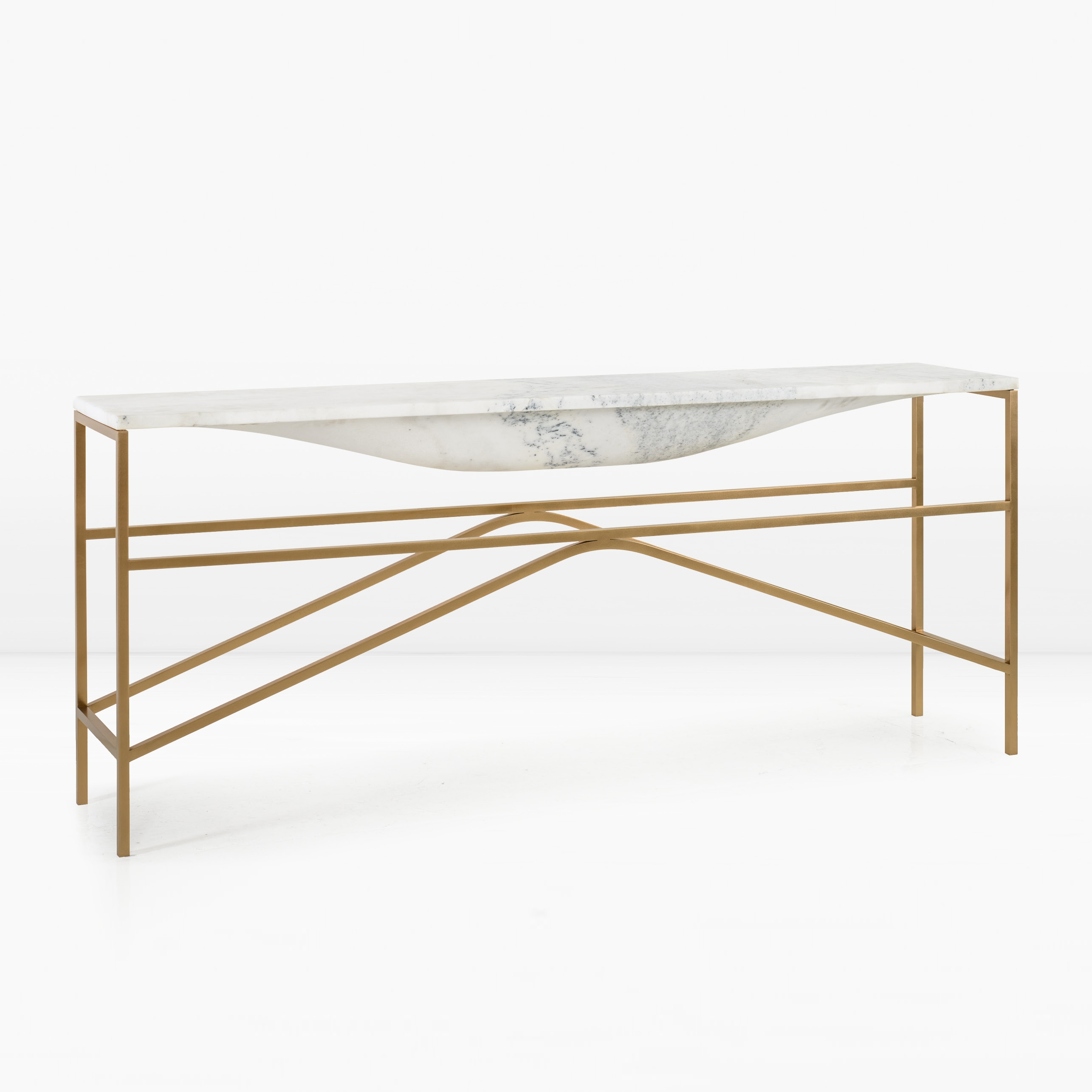 Vertoon produk Overlin Console van vervaardiger Khouri Guzman Bunce Lininger
