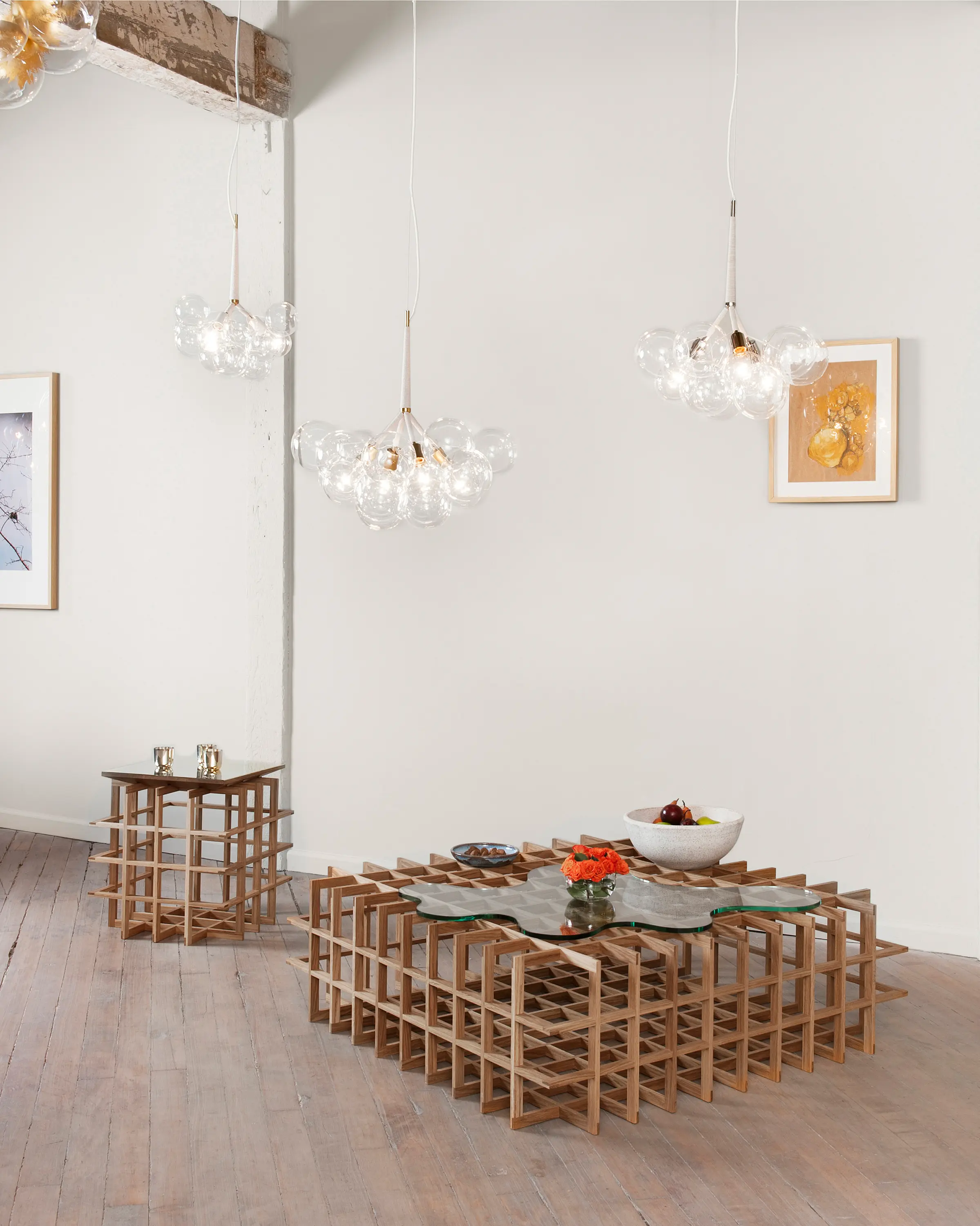 PELLE - Large Bubble Chandelier