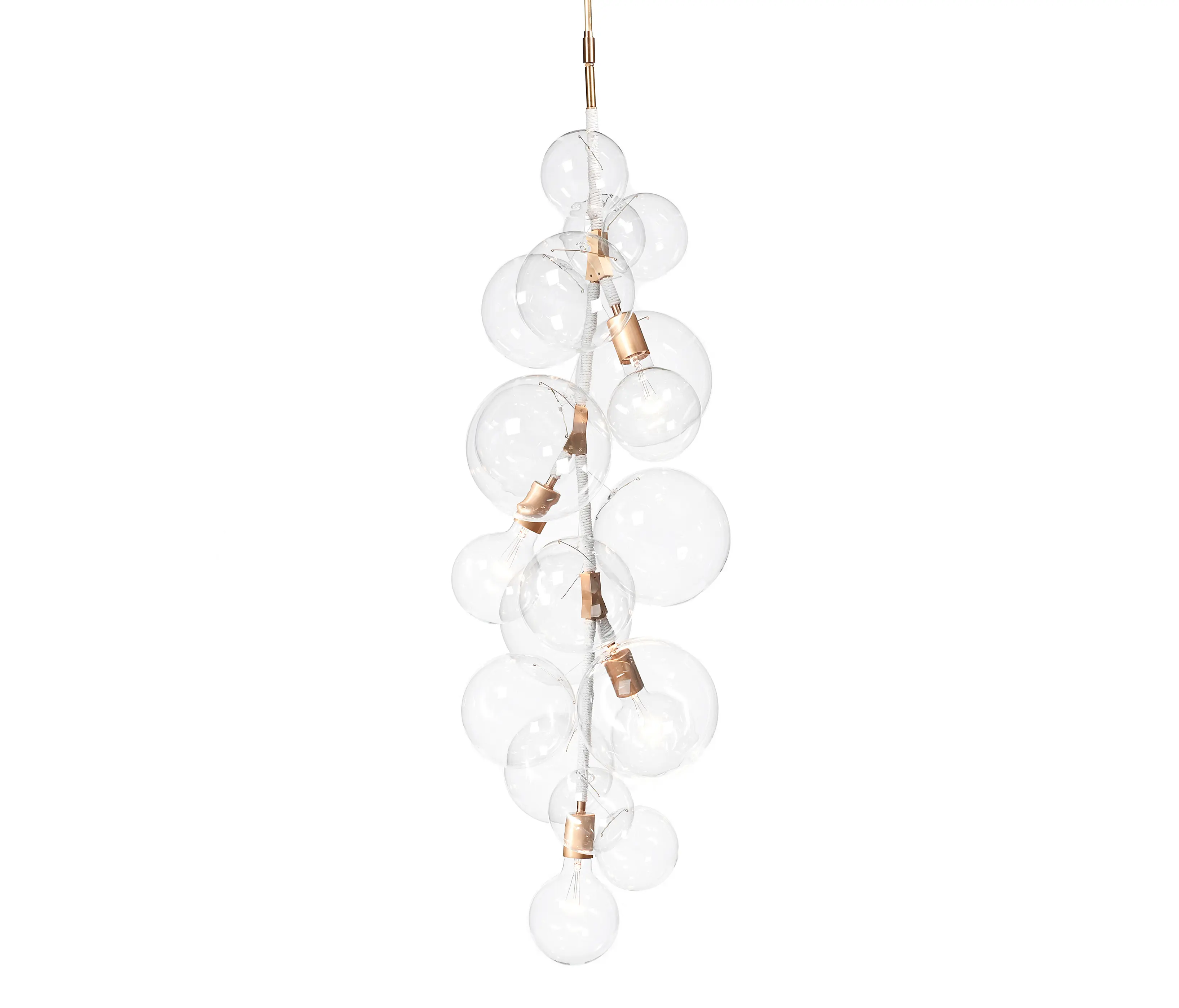 PELLE - Tall Bubble Chandelier