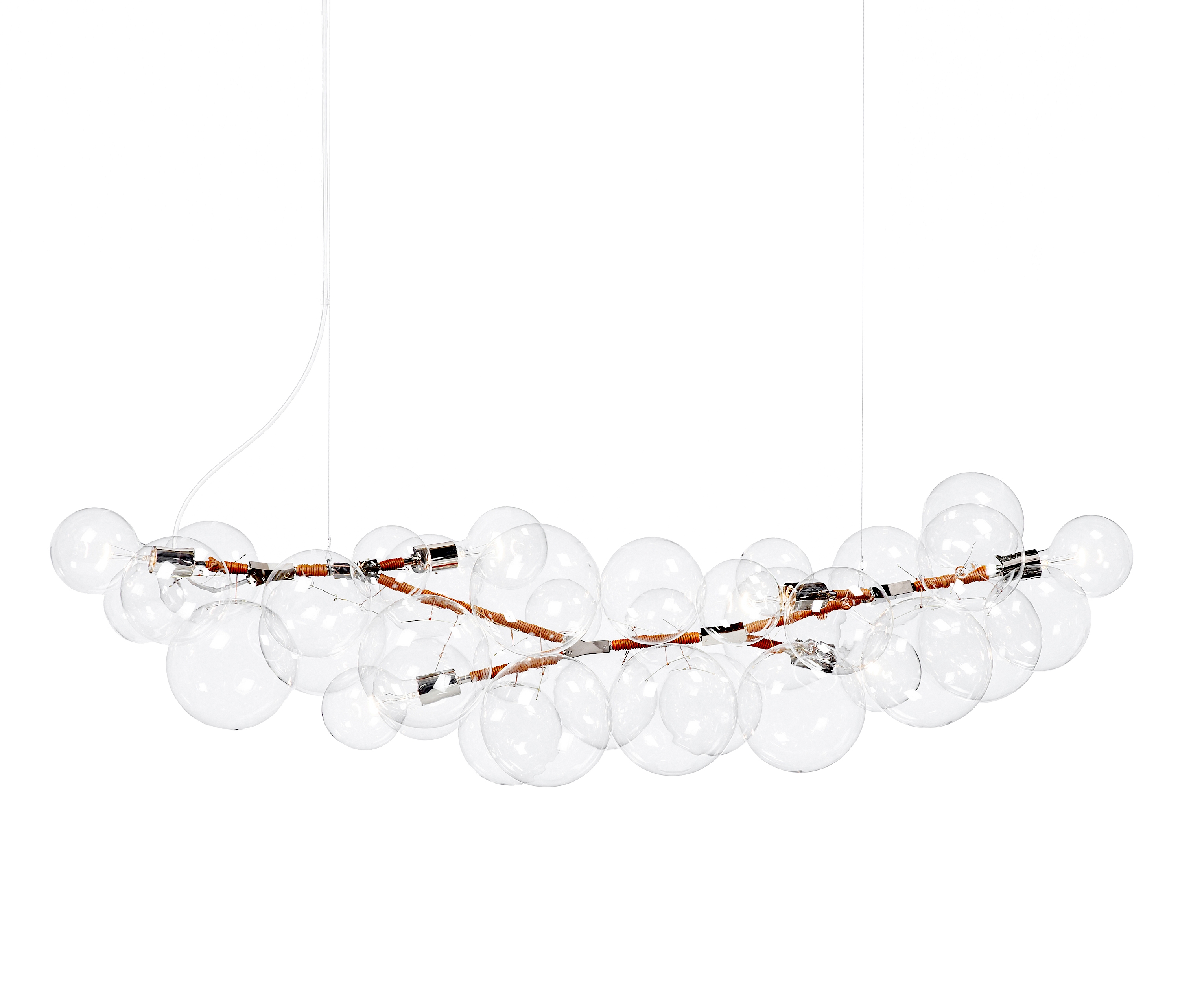 Display product Long Bubble Chandelier from manufacturer PELLE