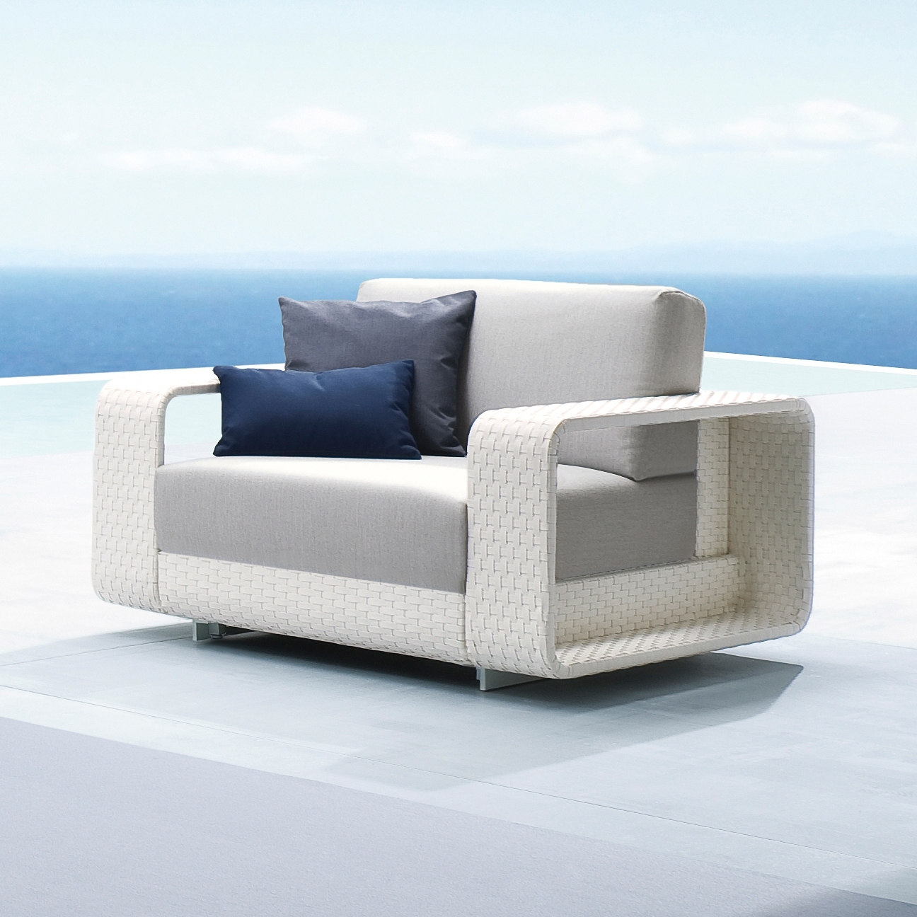 Vertoon produk Hamptons 9611 armchair van vervaardiger ROBERTI outdoor pleasure