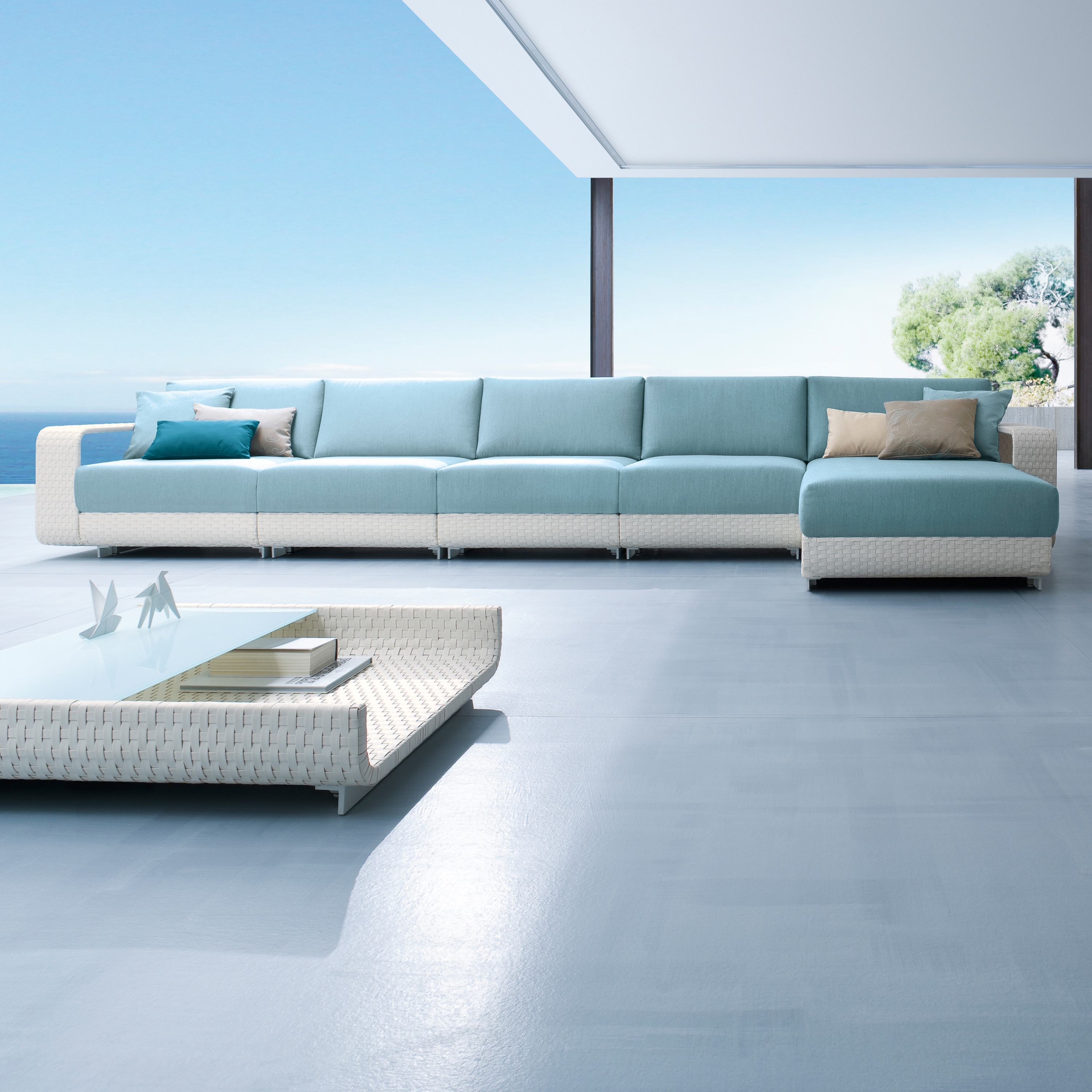 Display product Hamptons 9619 sofa from manufacturer ROBERTI outdoor pleasure