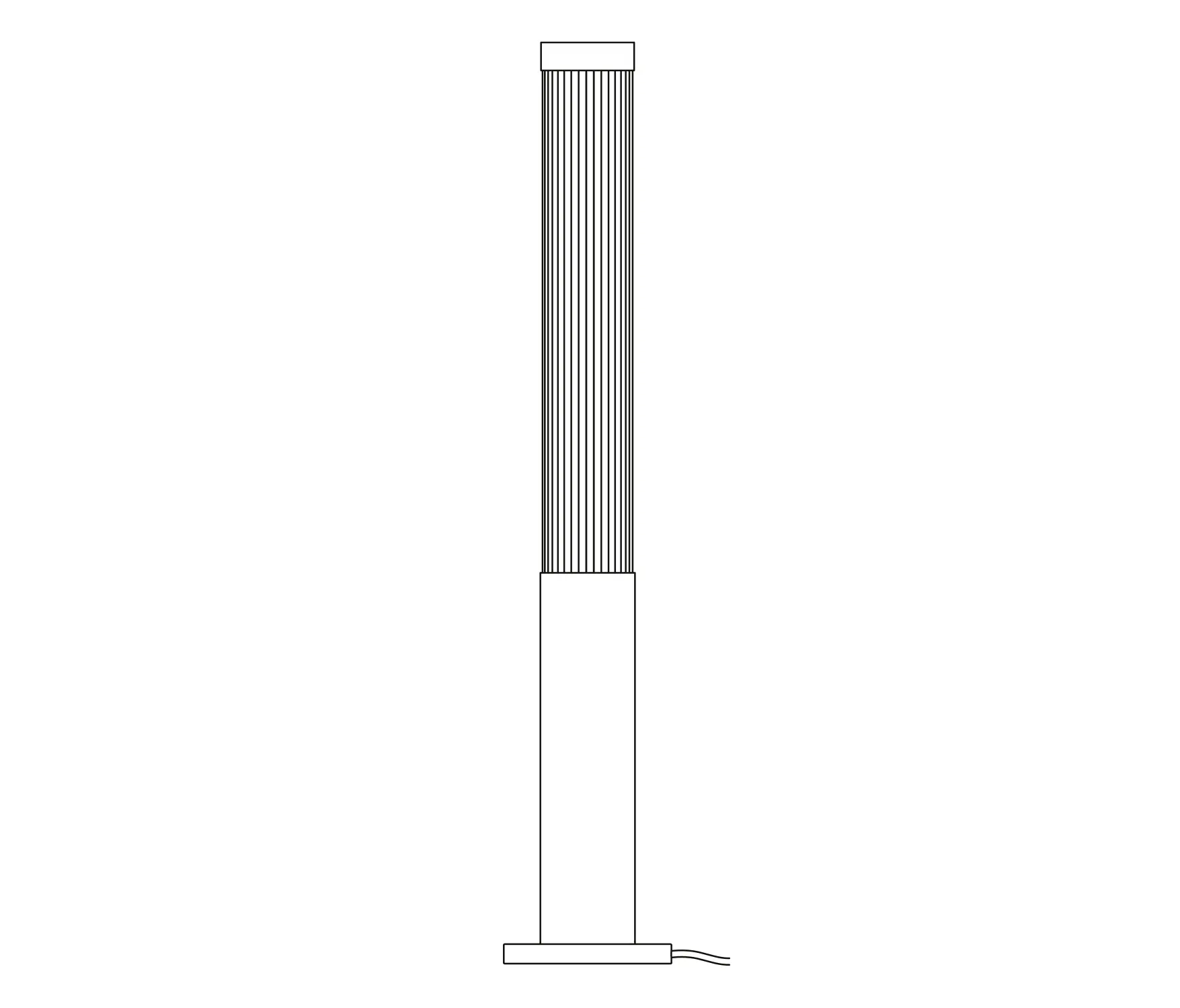 Original BTC - Pillar Offset Wall Light,LED, Polished Brass