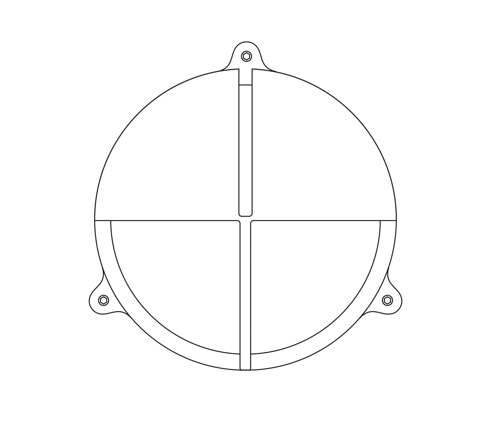 Original BTC - Brass Bulkhead With Eyelid Shield, Weathered Brass