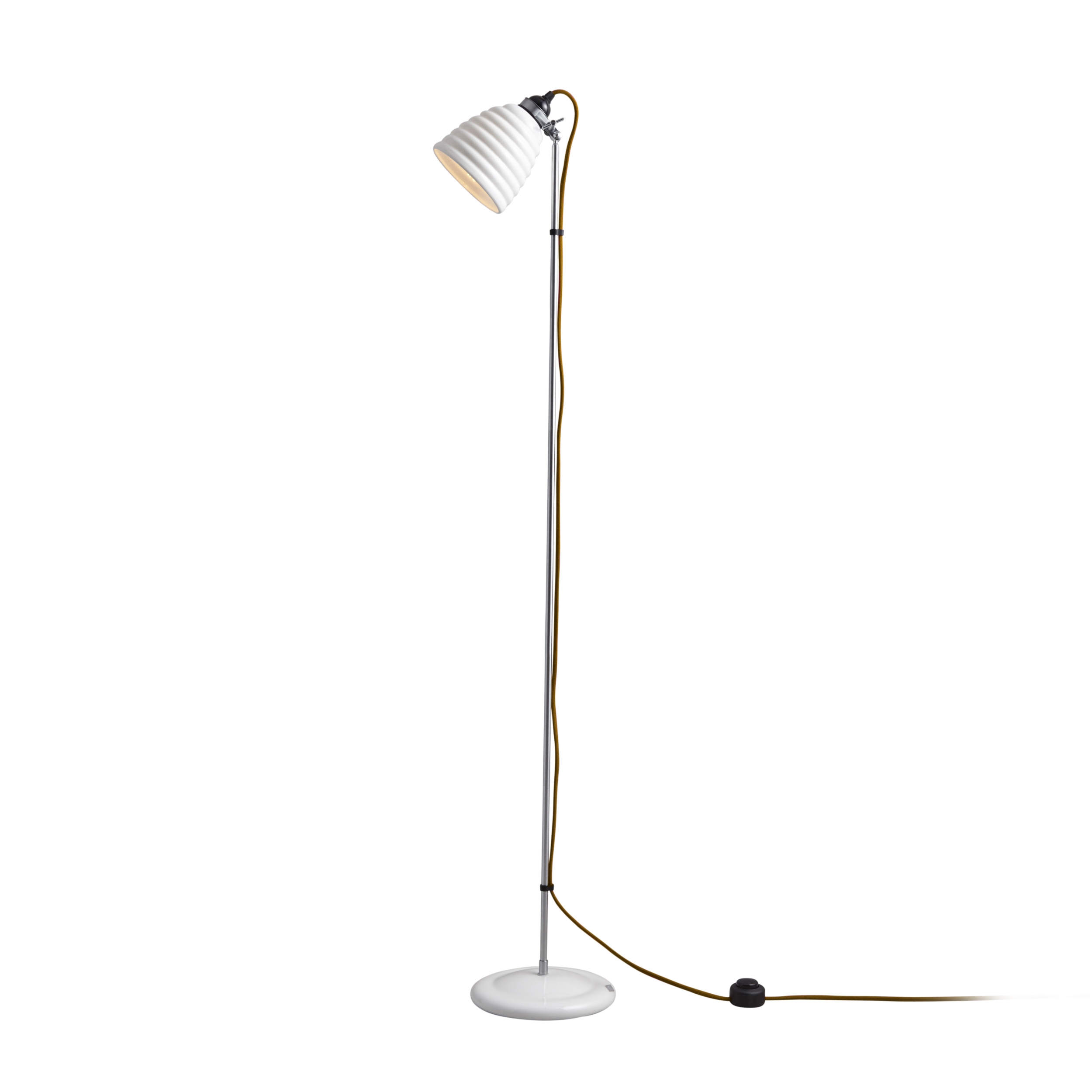 Mostra il prodotto Hector Bibendum Floor Light, Natural, Yellow Braided Cable del produttore Original BTC