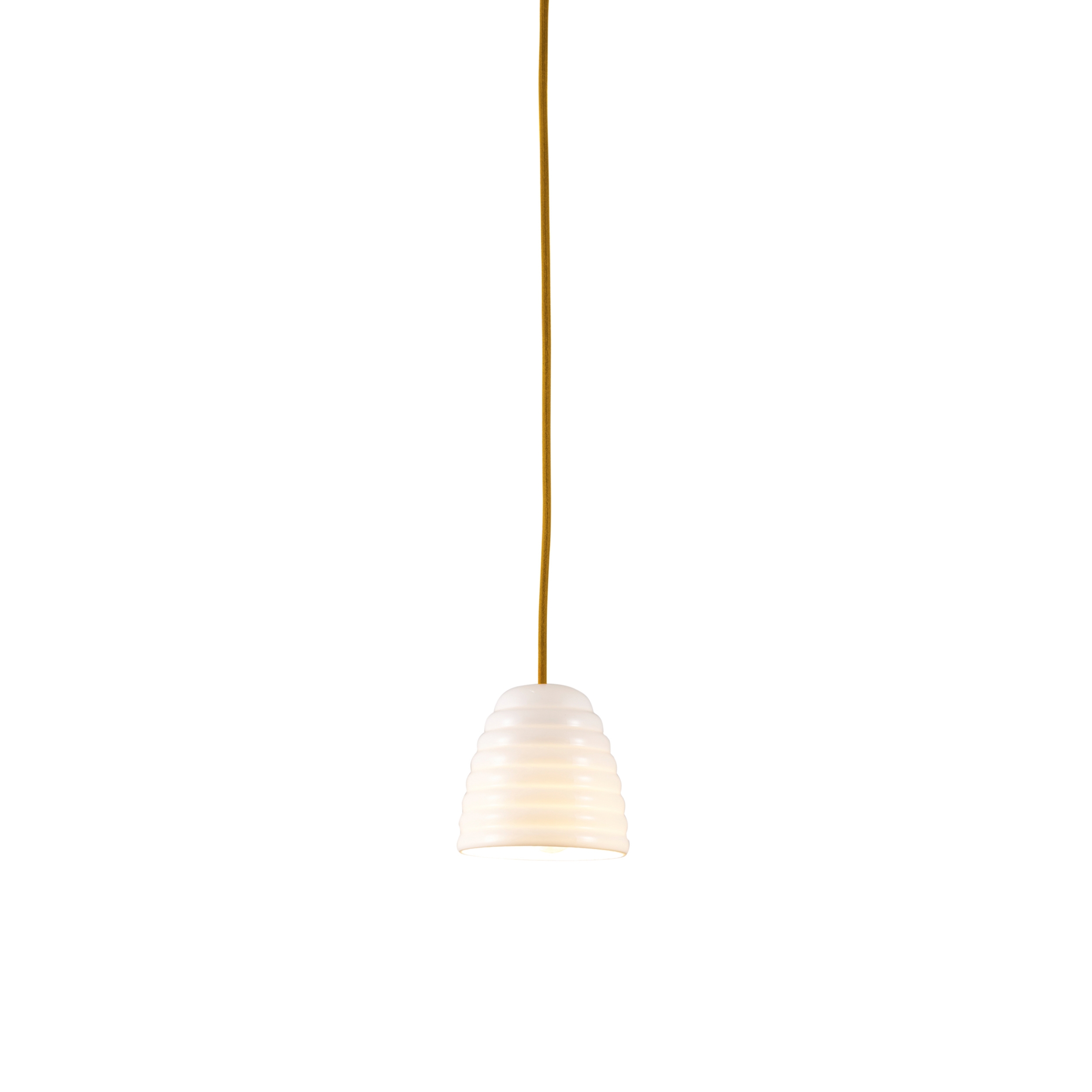 Mostra il prodotto Hector Bibendum Size 1 Pendant, Natural with Yellow Cable del produttore Original BTC