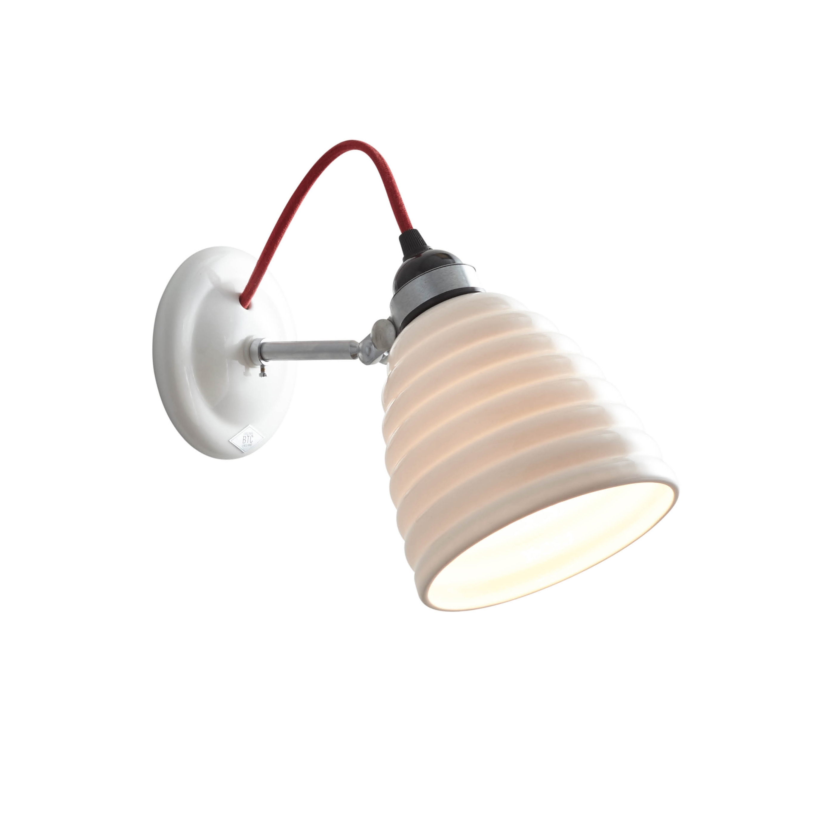 Mostra il prodotto Hector Bibendum Wall Light, Natural with Red Cable del produttore Original BTC