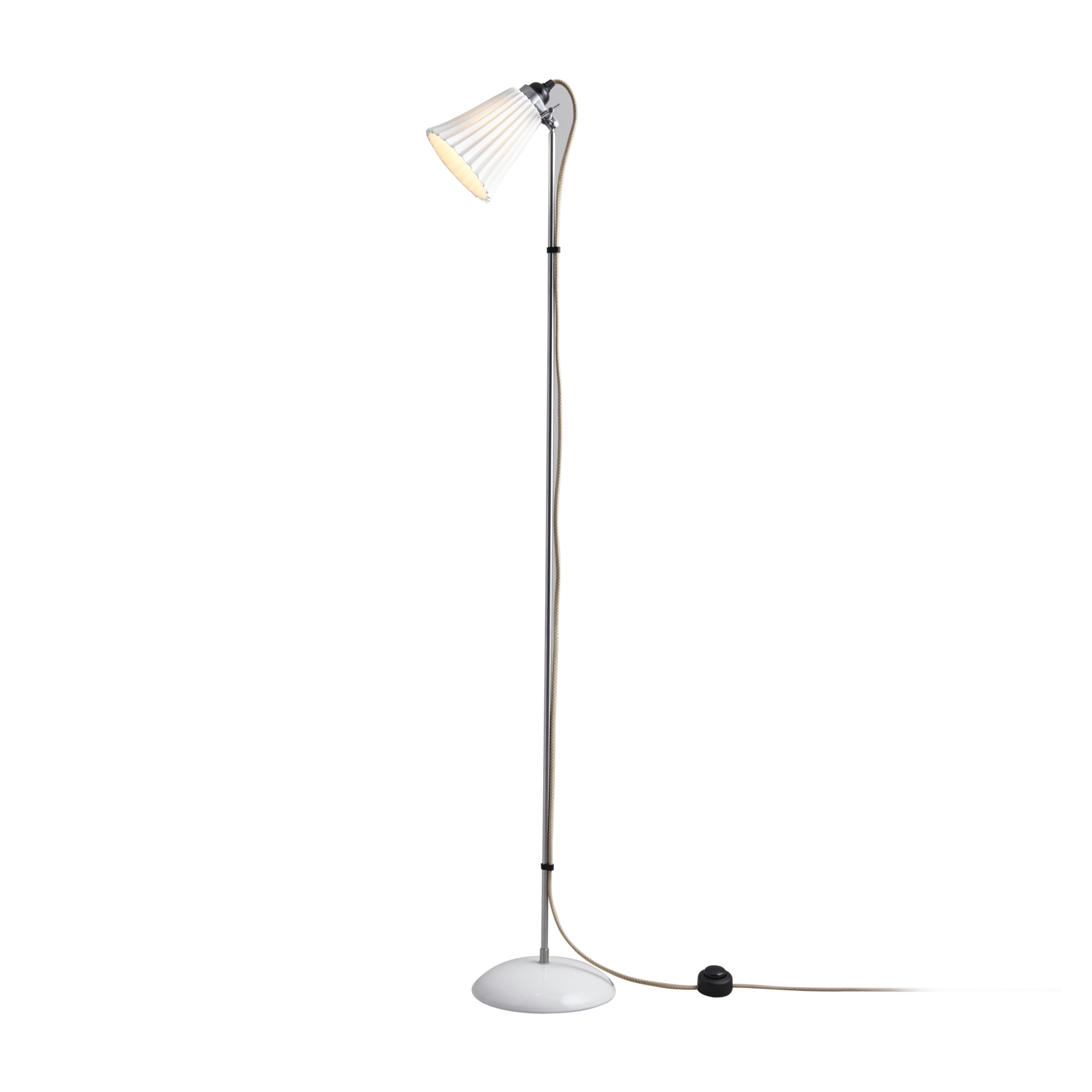Display product Hector Pleat Medium Floor Light, Natural from manufacturer Original BTC