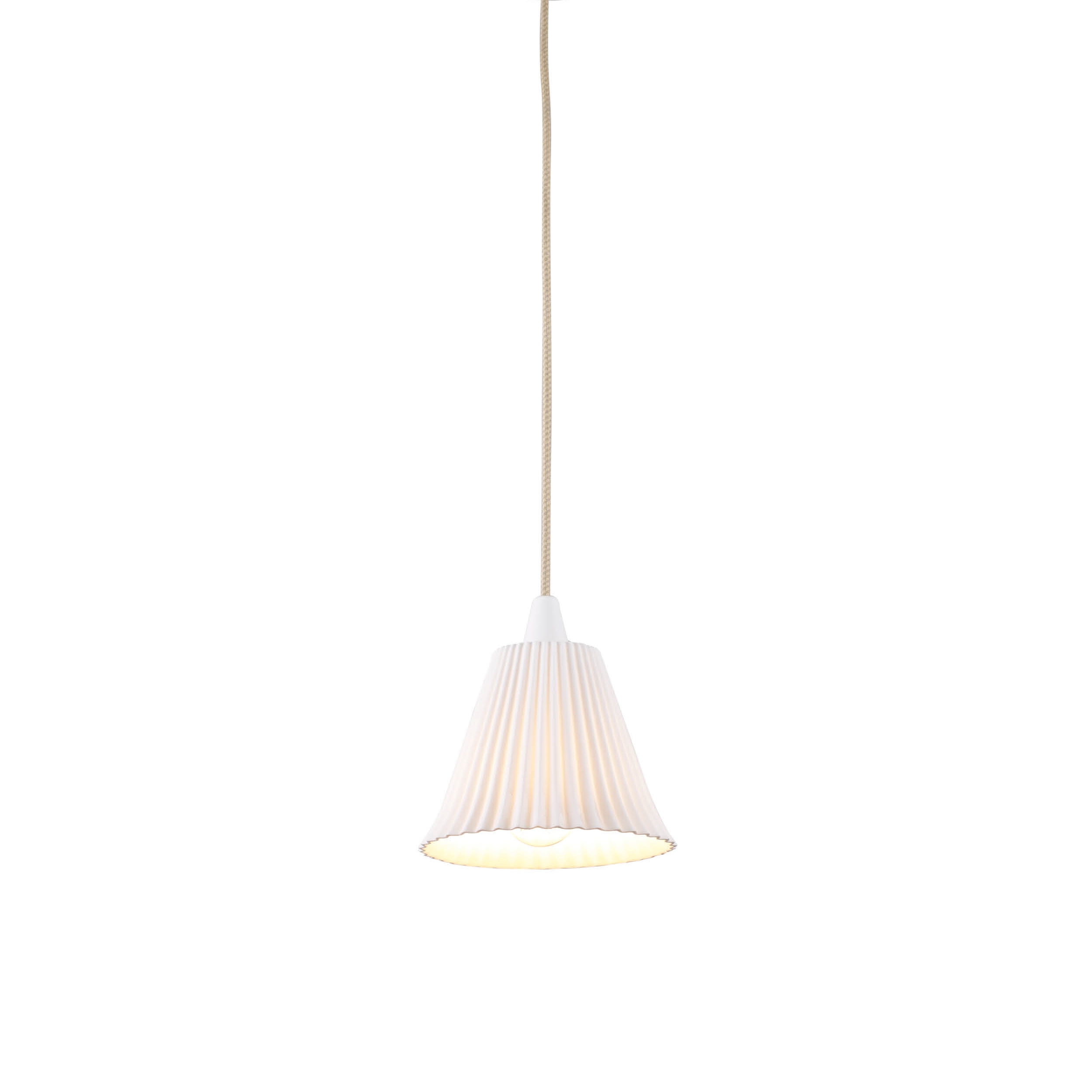Display product Hector Large Pleat Pendant Light, Natural from manufacturer Original BTC