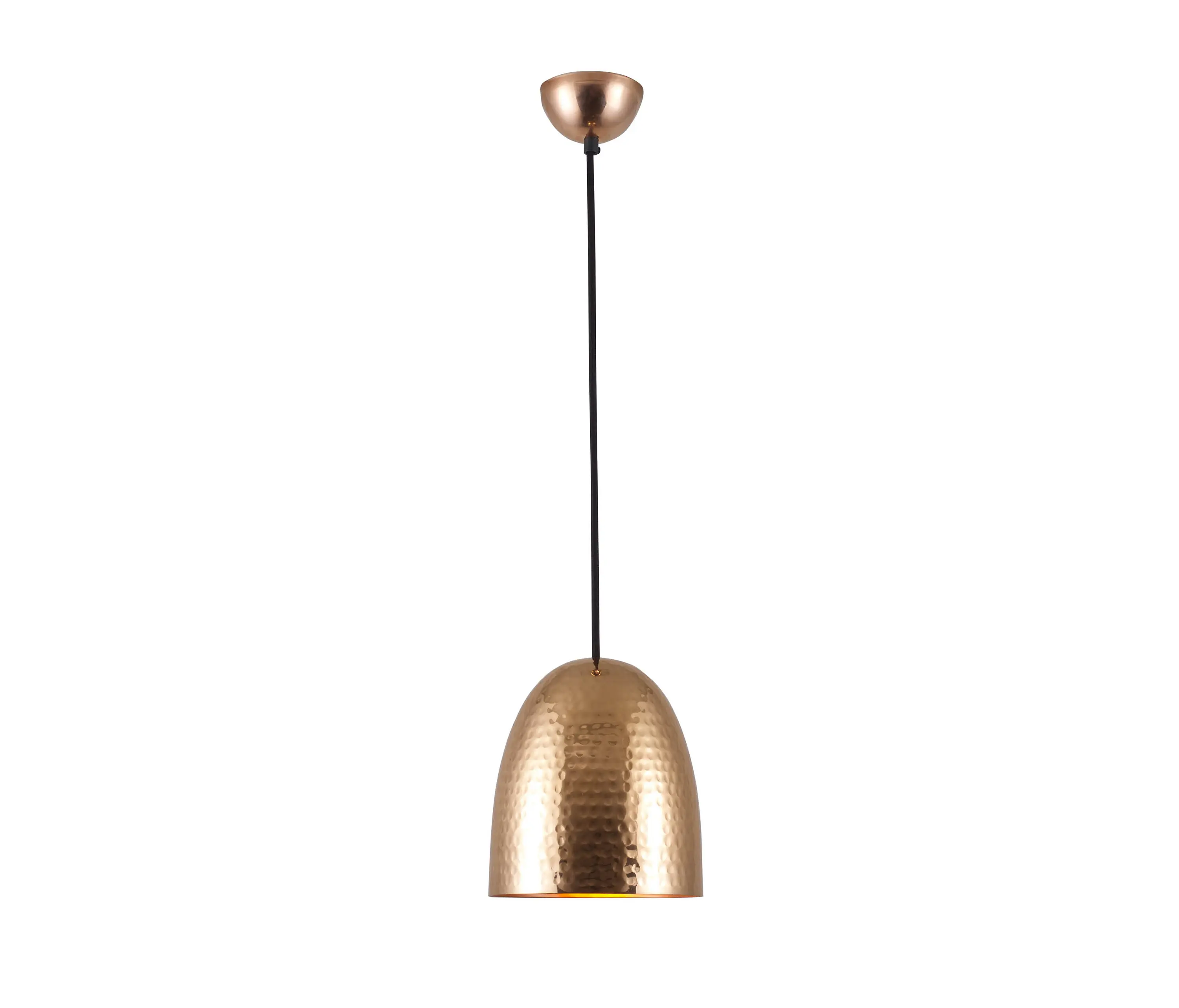 Original BTC - Stanley Small Pendant Light, Hammered Copper