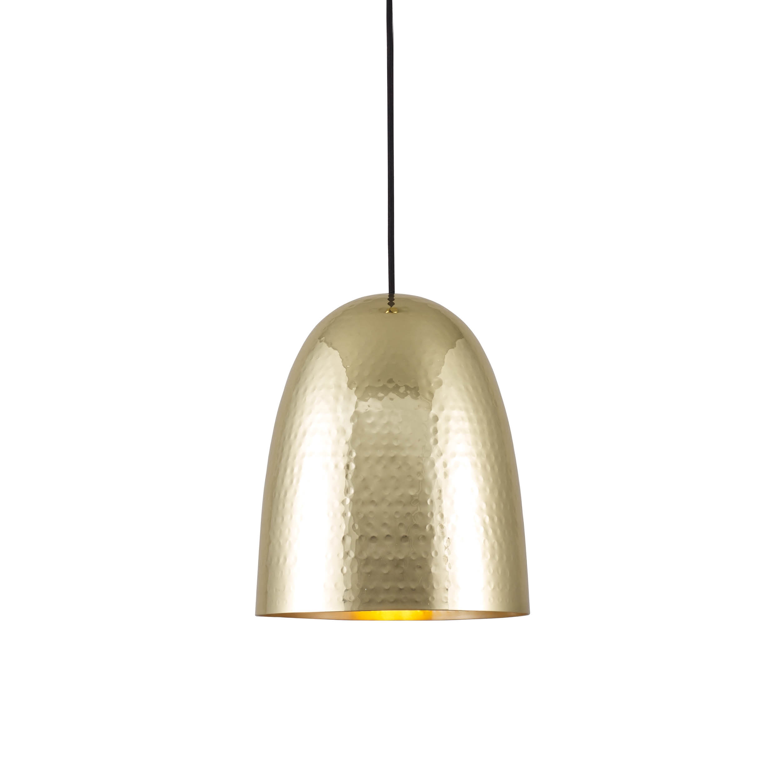 Mostra il prodotto Stanley Large Pendant Light, Hammered Brass del produttore Original BTC
