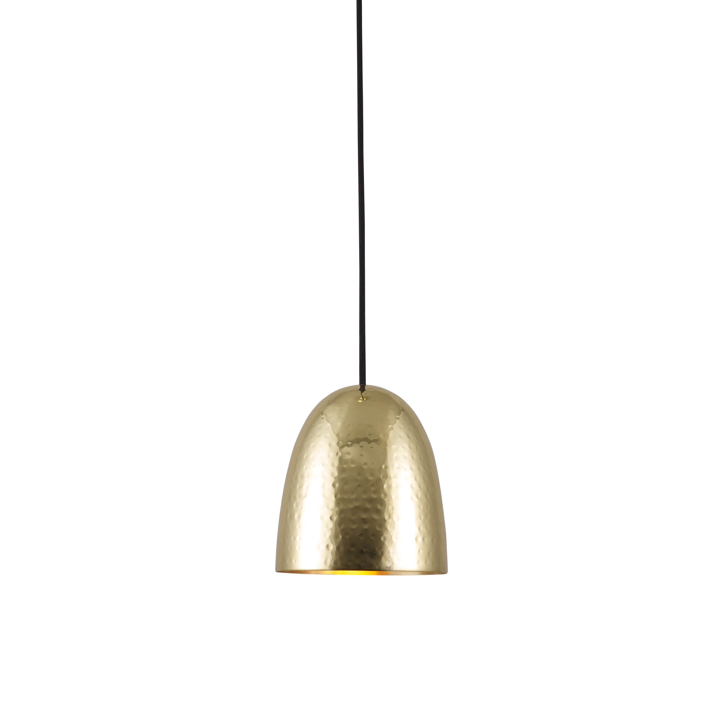 Mostra il prodotto Stanley Small Pendant Light, Hammered Brass del produttore Original BTC
