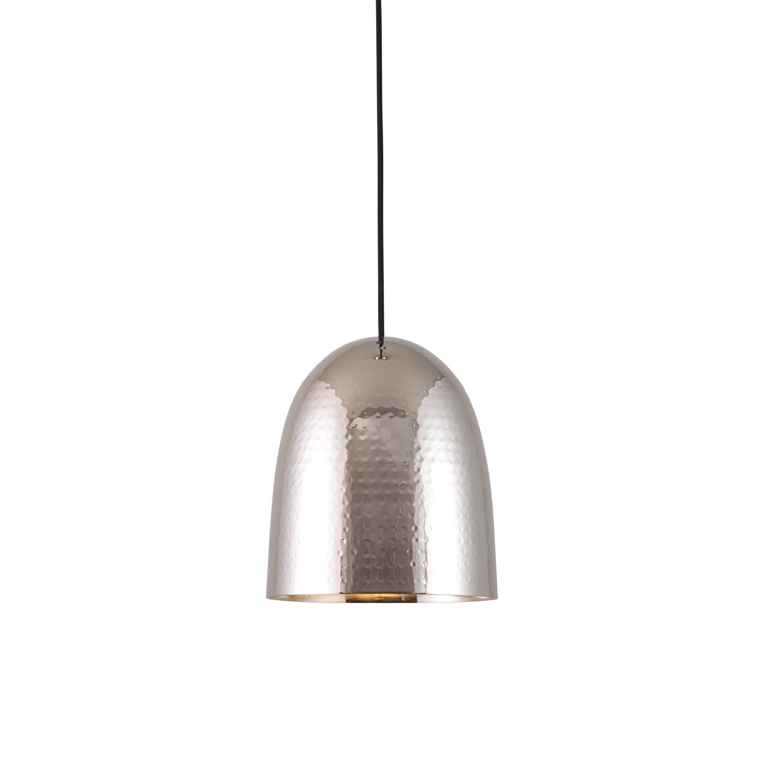 Mostra il prodotto Stanley Medium Pendant Light, Hammered Nickel Plated del produttore Original BTC