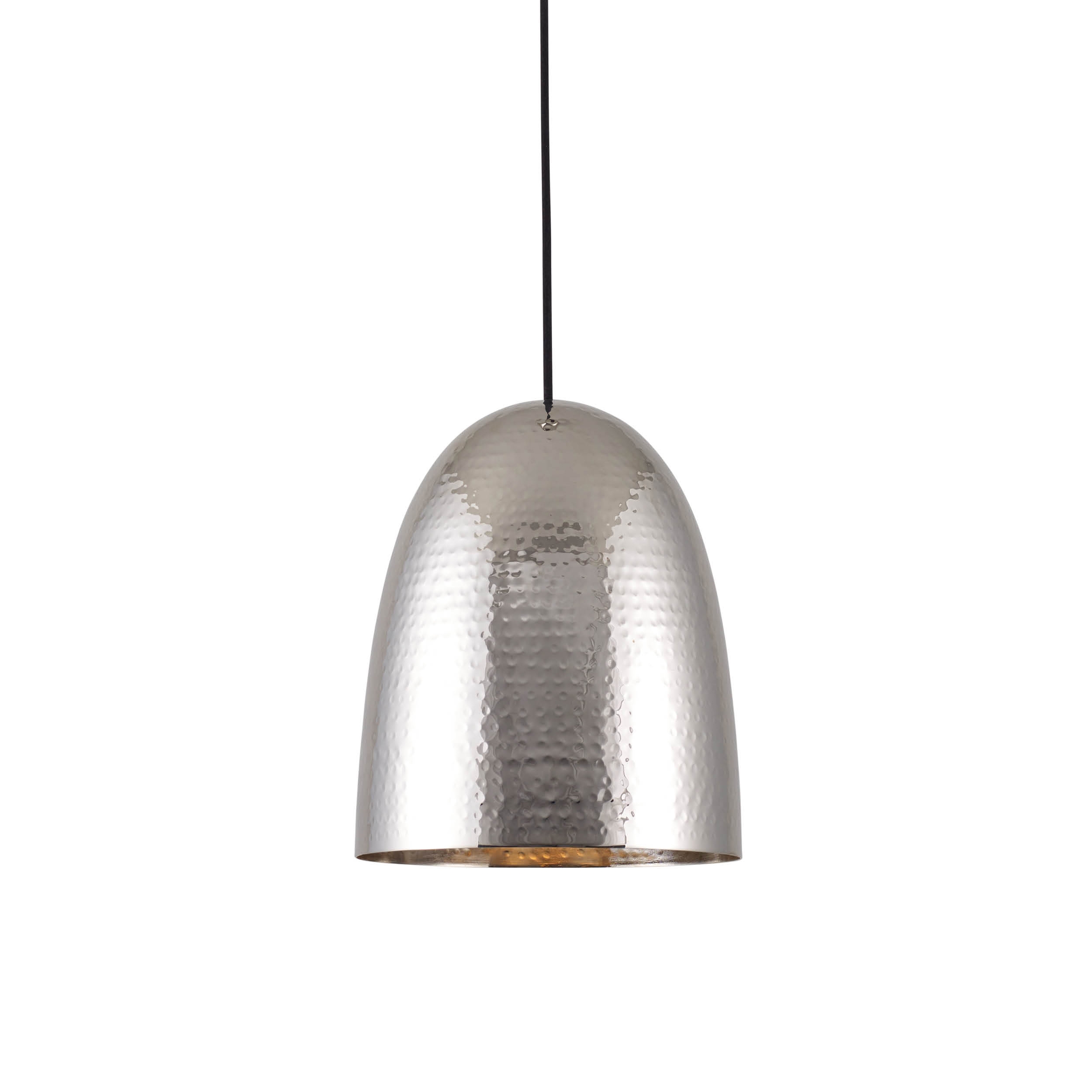 Mostra il prodotto Stanley Large Pendant Light, Hammered Nickel Plated del produttore Original BTC
