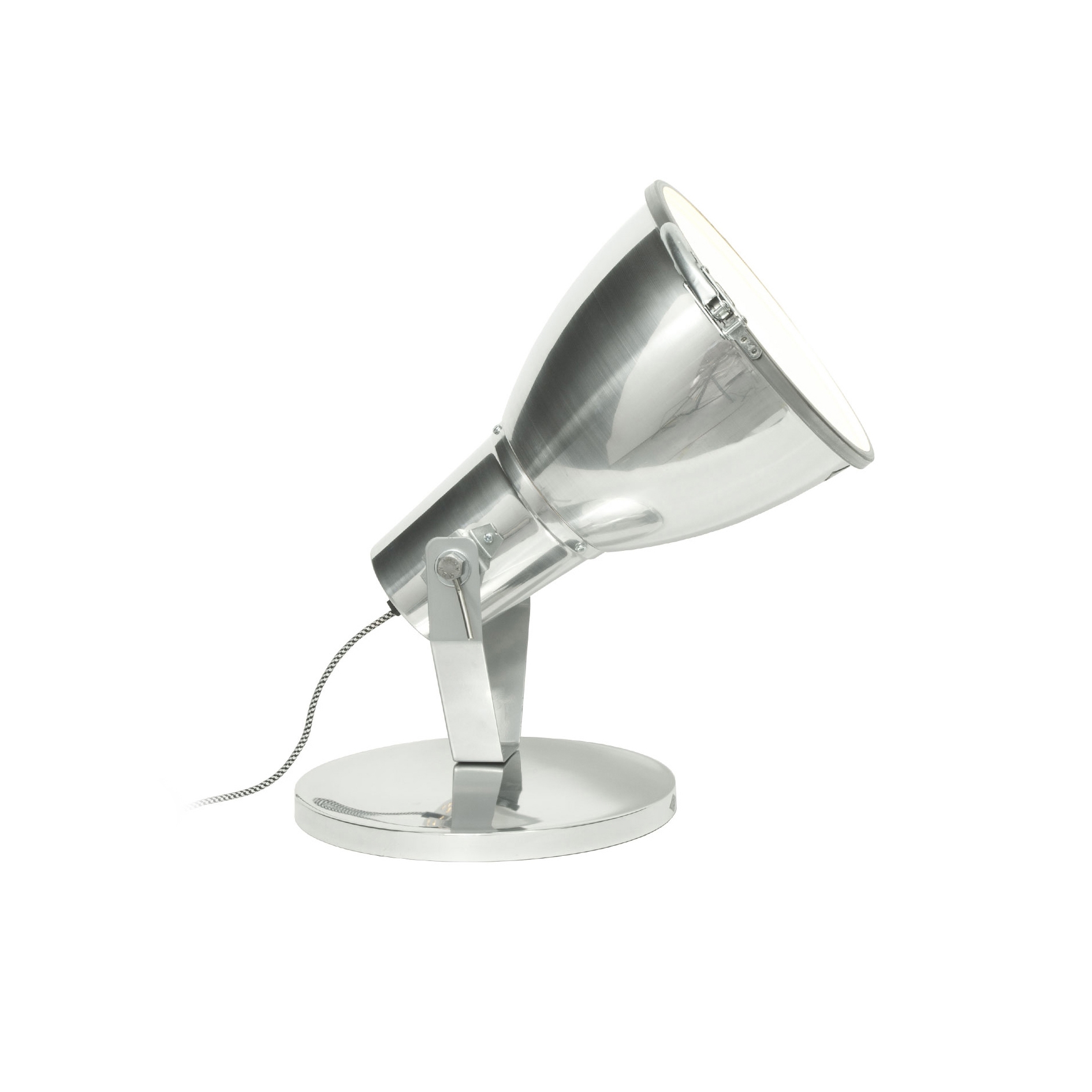 Mostra il prodotto Stirrup 3 Uplighter with Etched Glass, Natural Aluminium del produttore Original BTC
