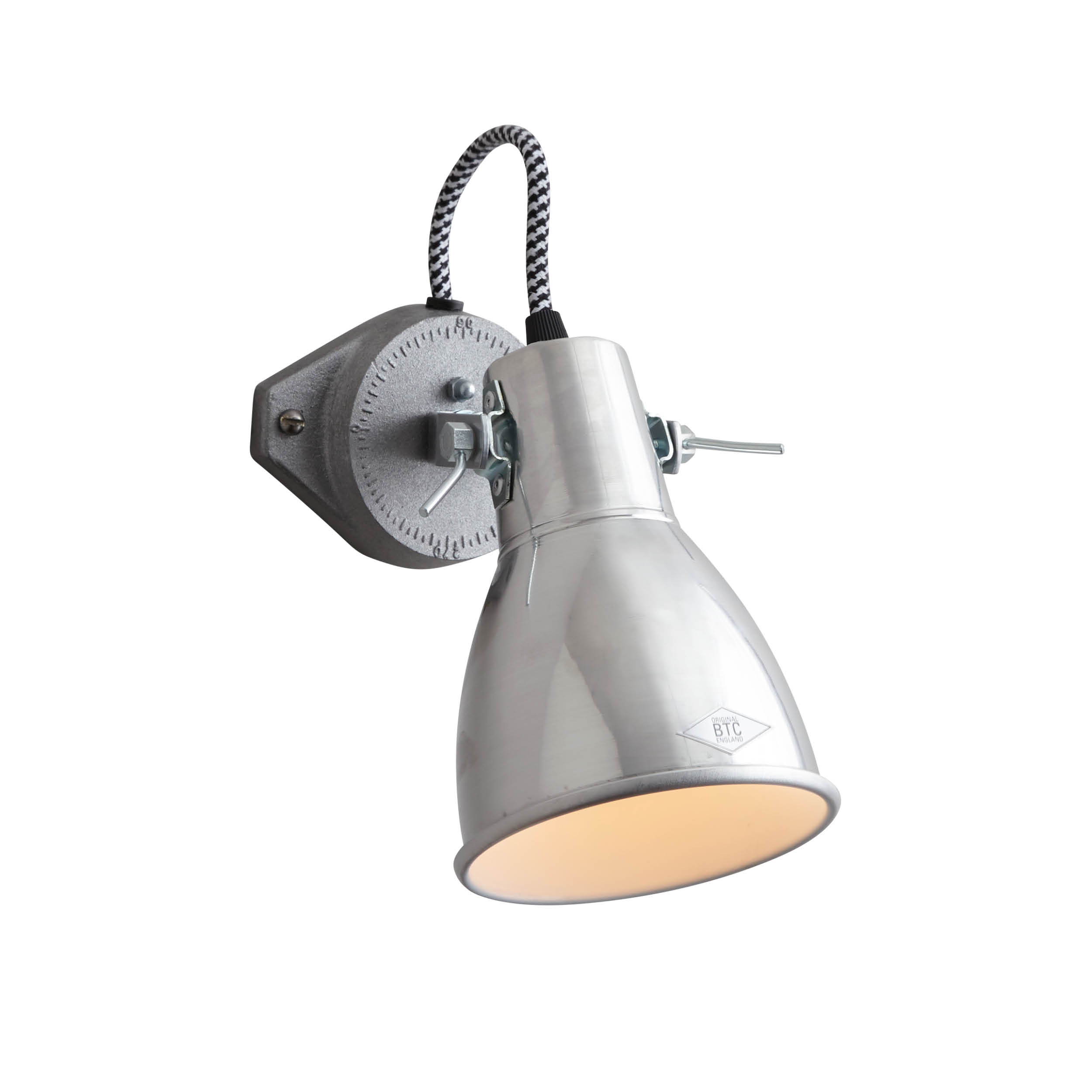 Mostra il prodotto Stirrup 1 Single Wall Light, Natural Aluminium del produttore Original BTC