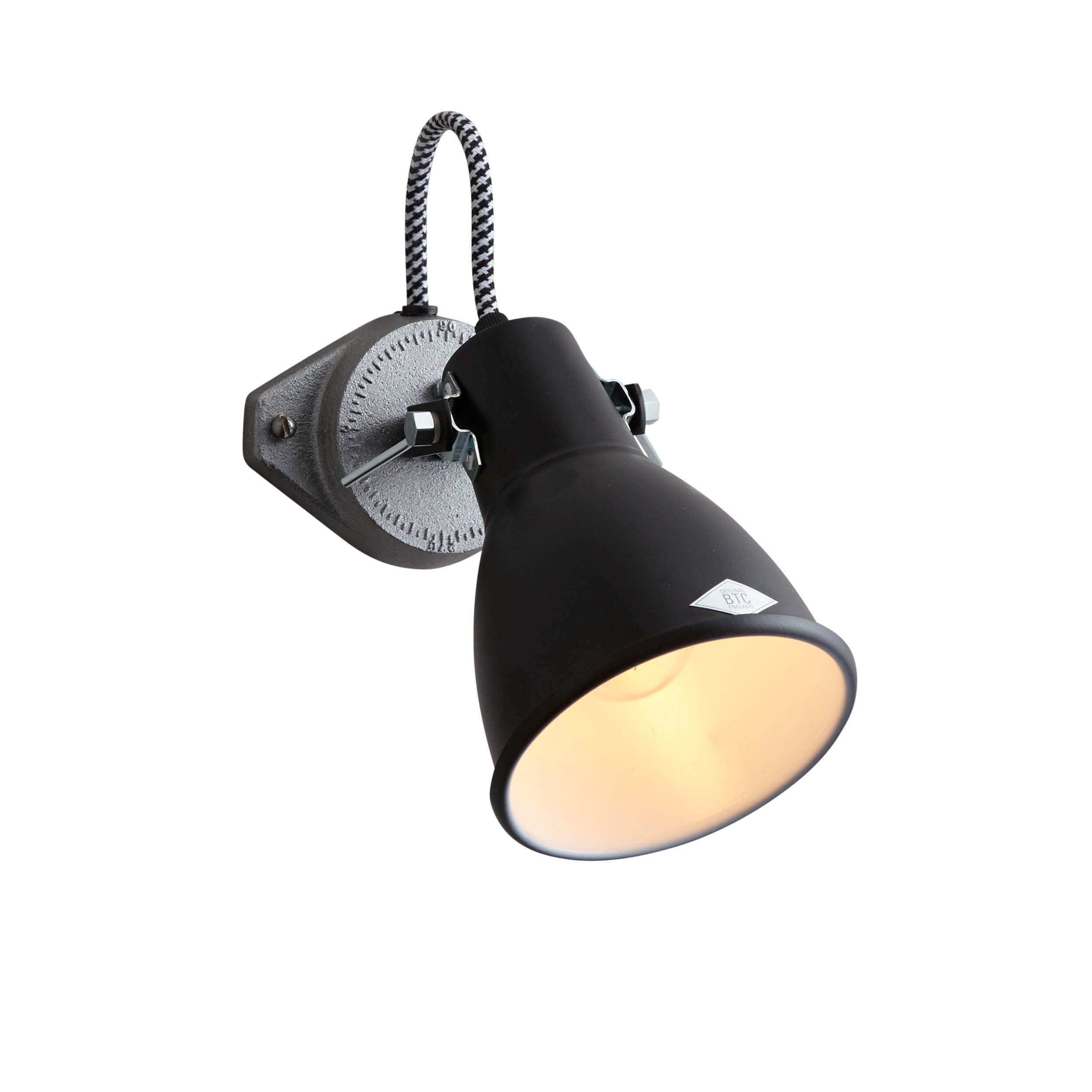 Mostra il prodotto Stirrup 1 Single Wall Light, Black del produttore Original BTC