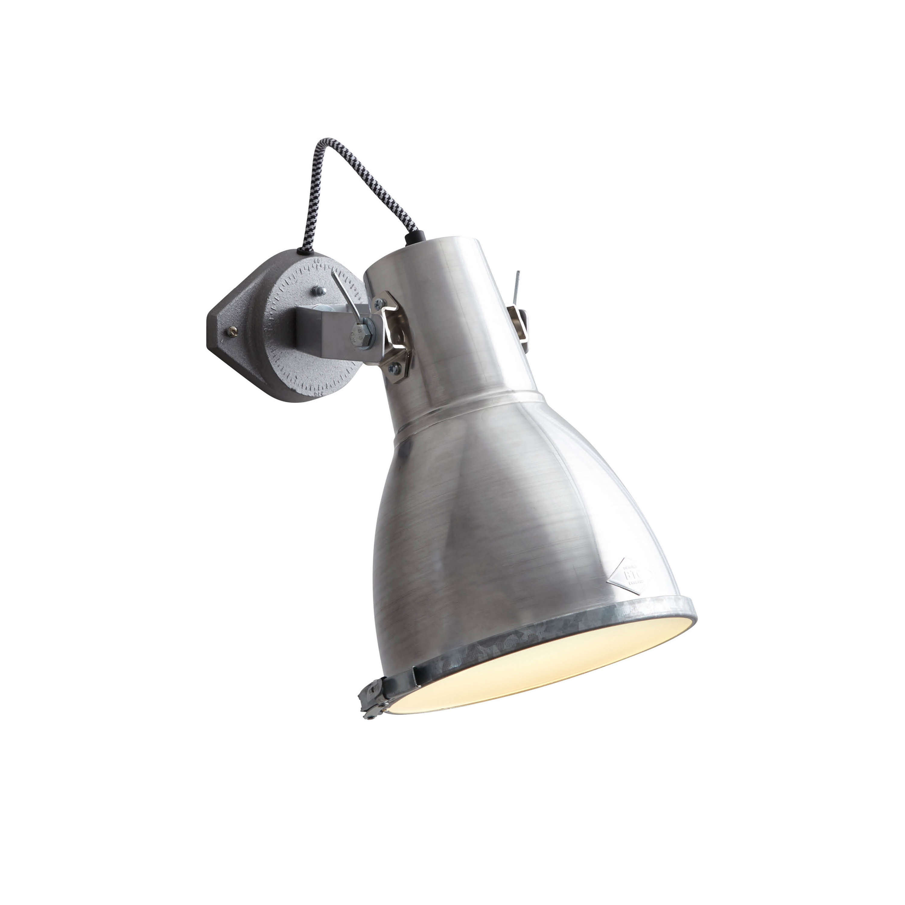 Mostra il prodotto Stirrup 2 Wall Light with Etched Glass, Natural Ali del produttore Original BTC