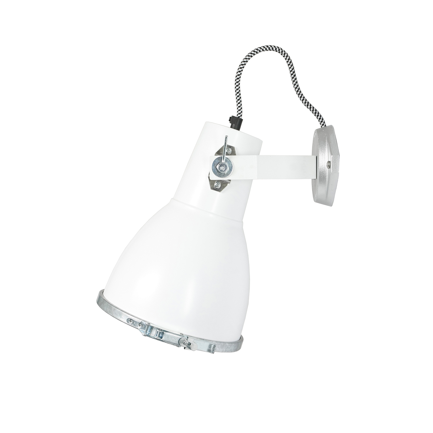 Mostra il prodotto Stirrup 2 Wall Light with Etched Glass, White del produttore Original BTC