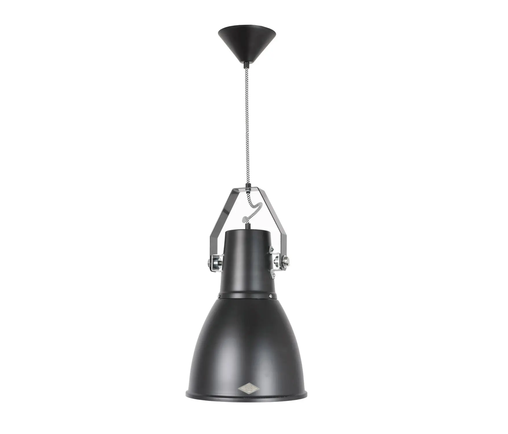 Original BTC - Stirrup 3 Bracket Pendant Light, Black