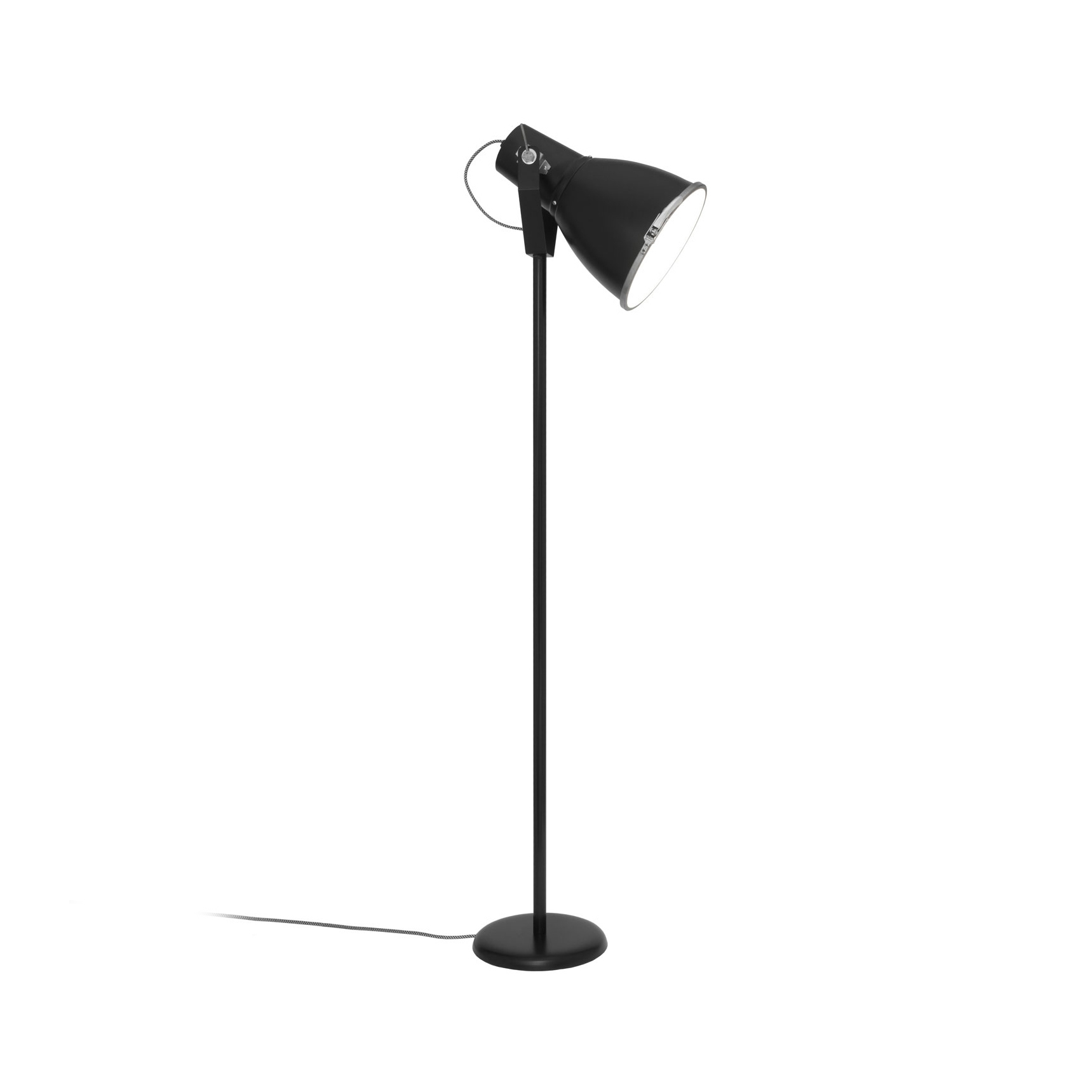 Mostra il prodotto Stirrup 3 Floor Light with Etched Glass, Black del produttore Original BTC