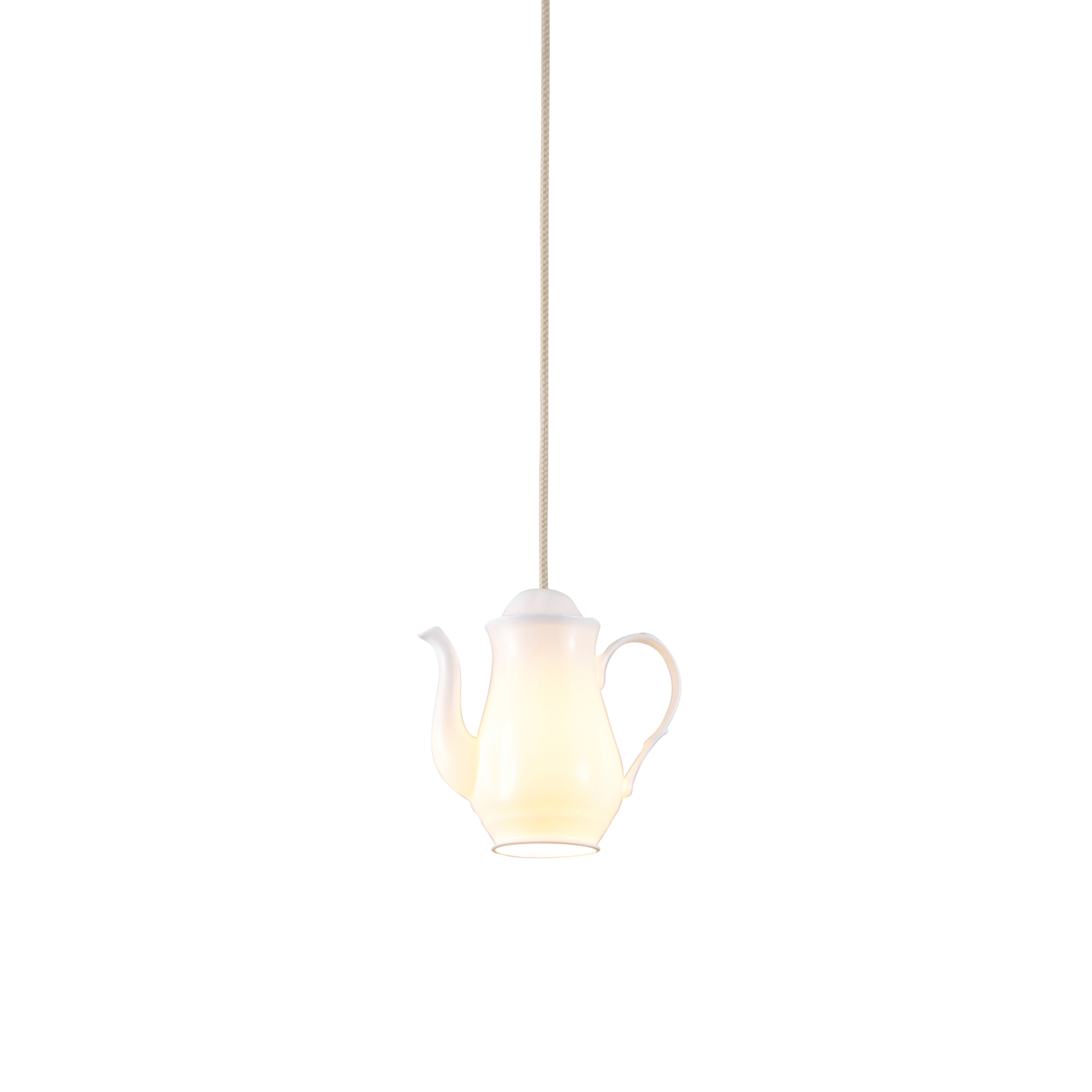 Produkt Tea 1 Pendelleuchte, Weiß Natur des Herstellers Original BTC anzeigen