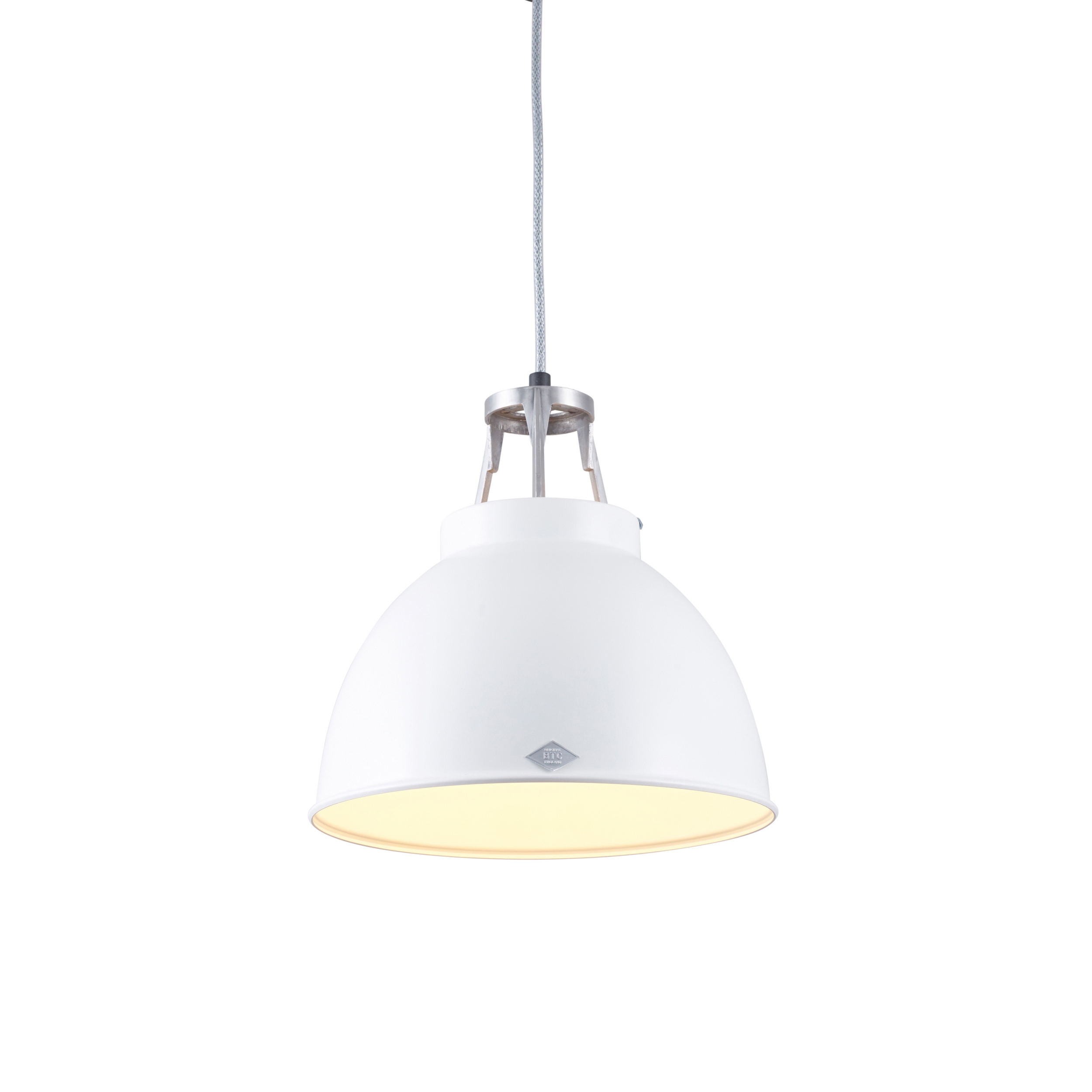 Mostra il prodotto Titan Size 1 Pendant Light, White/White Interior del produttore Original BTC