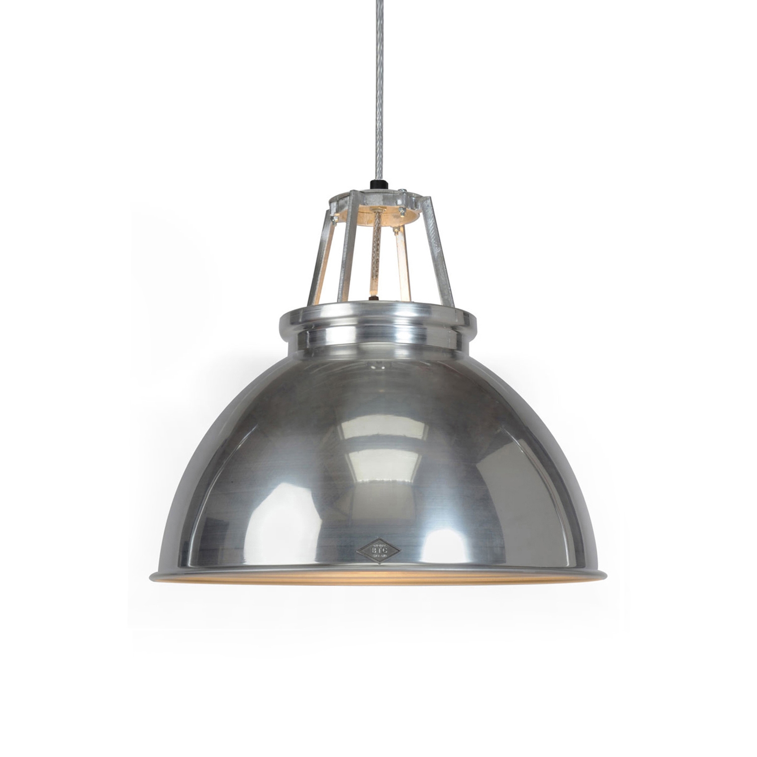 Display product Titan Size 3 Pendant Light, Natural Aluminium from manufacturer Original BTC