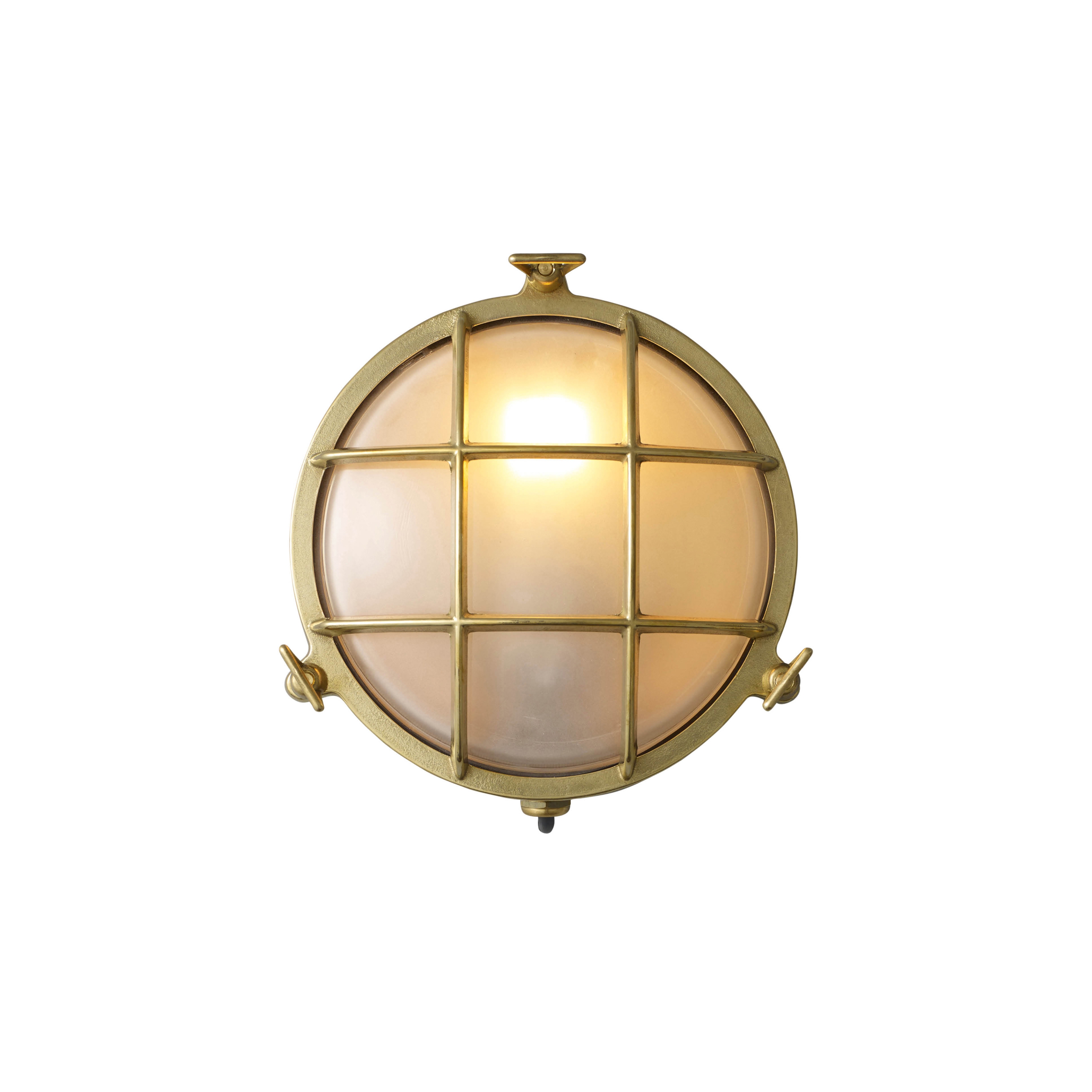 Produkt Brass Bulkhead Wandleuchte, Wandschrauben in Gehäuse, Poliertes Messing des Herstellers Original BTC anzeigen
