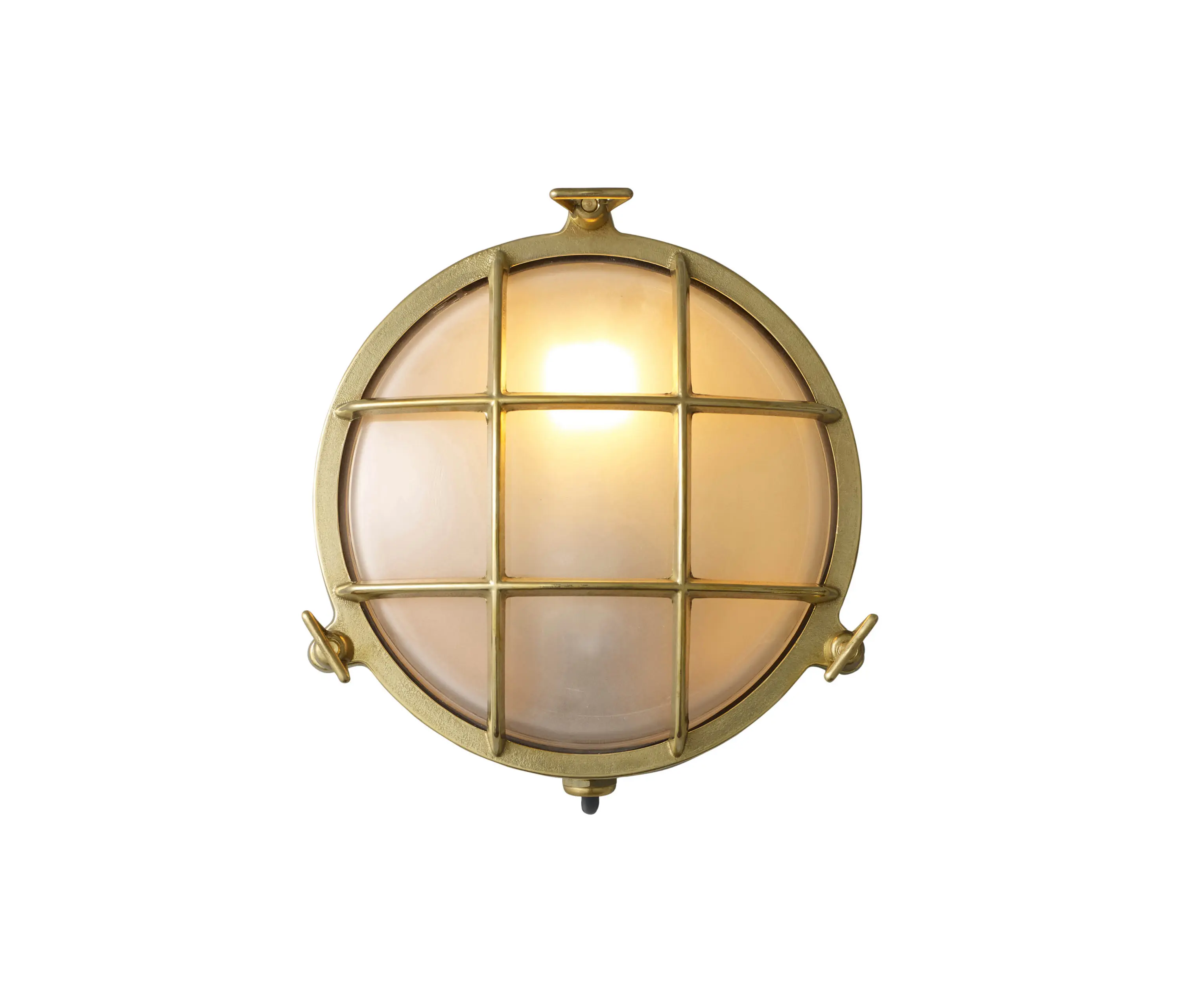 Original BTC - Brass Bulkhead with Internal Fixing Points, Polished Brass