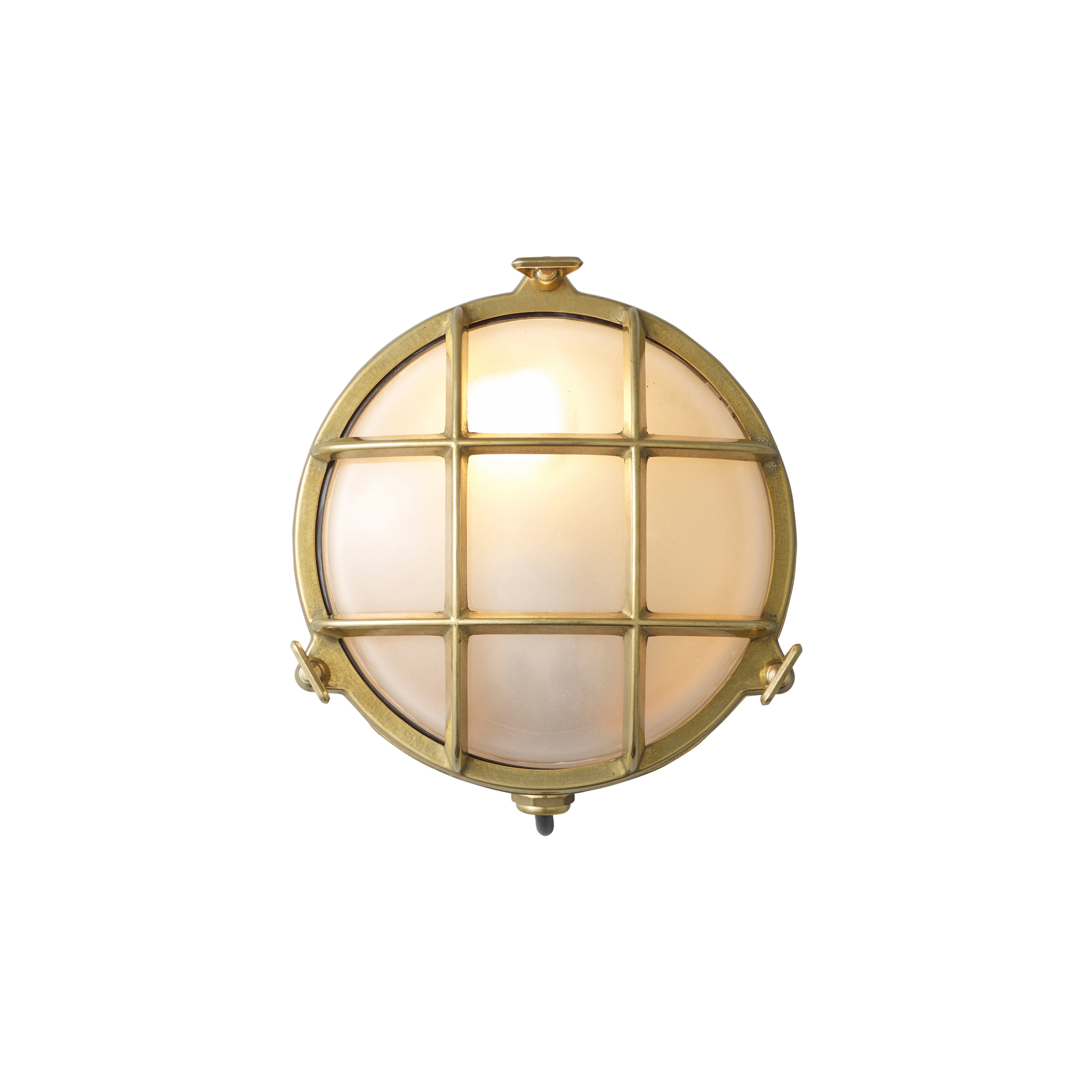 Mostra il prodotto Brass Bulkhead with Internal Fixing Points, Polished Brass del produttore Original BTC