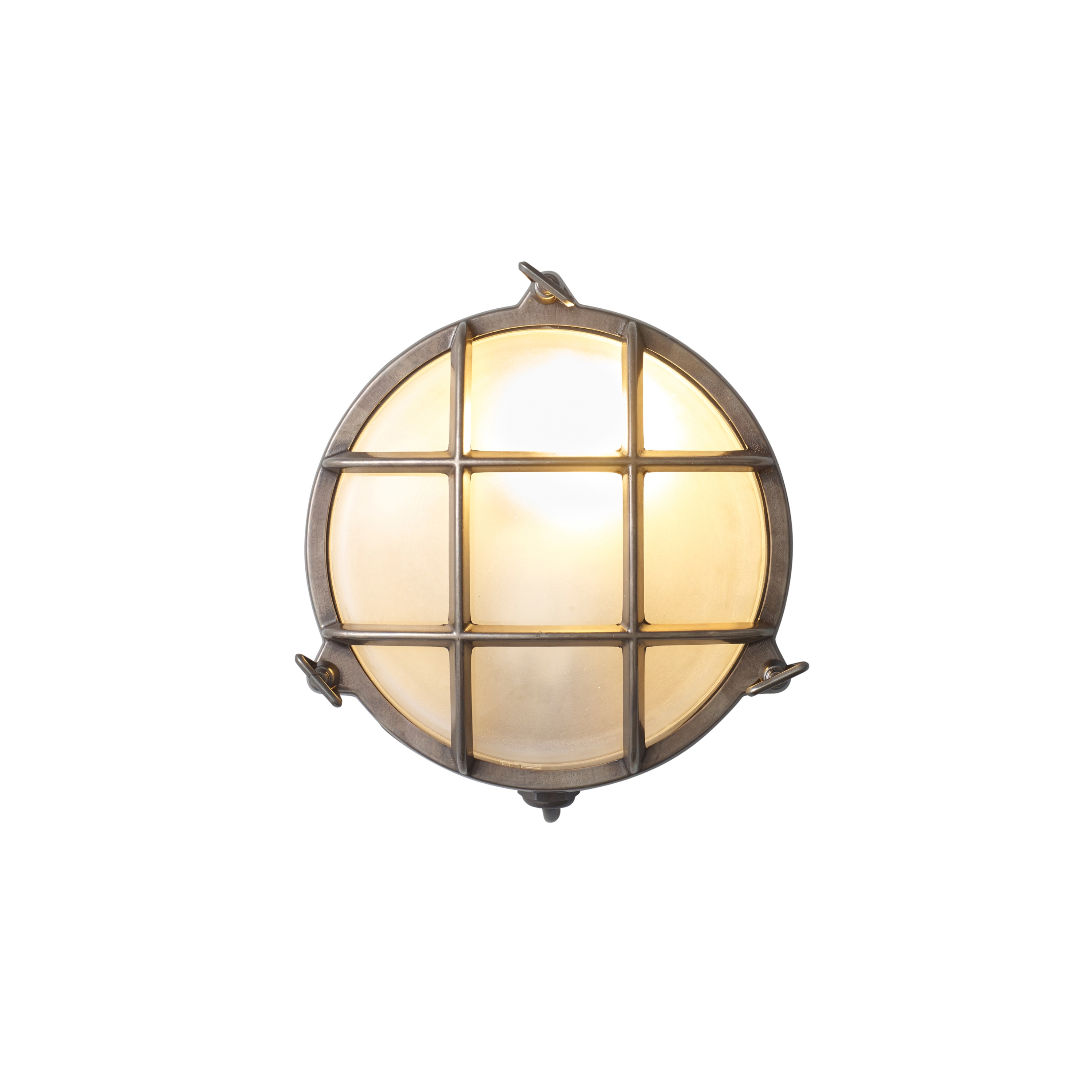 Produkt Brass Bulkhead Wandleuchte, Wandschrauben in Gehäuse, Patiniertes Messing des Herstellers Original BTC anzeigen