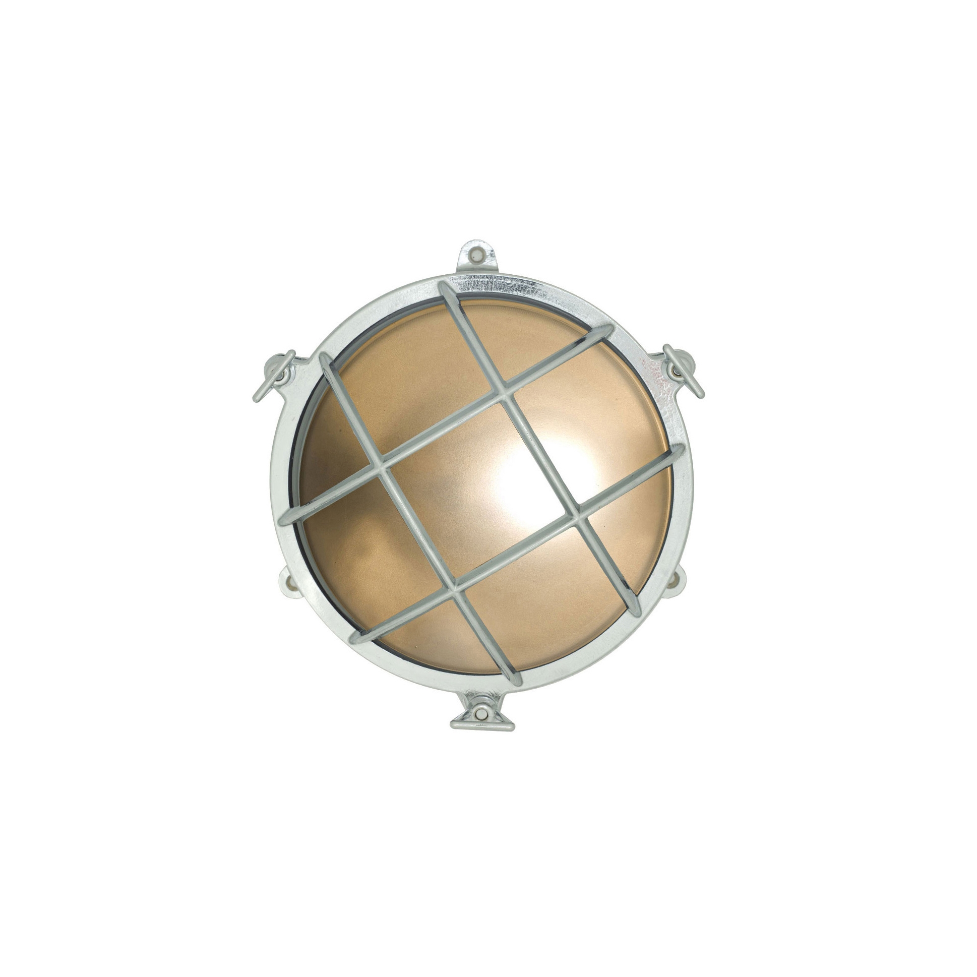Display product Brass Bulkhead with External Fixing via Feet, Chrome Plated from manufacturer Original BTC