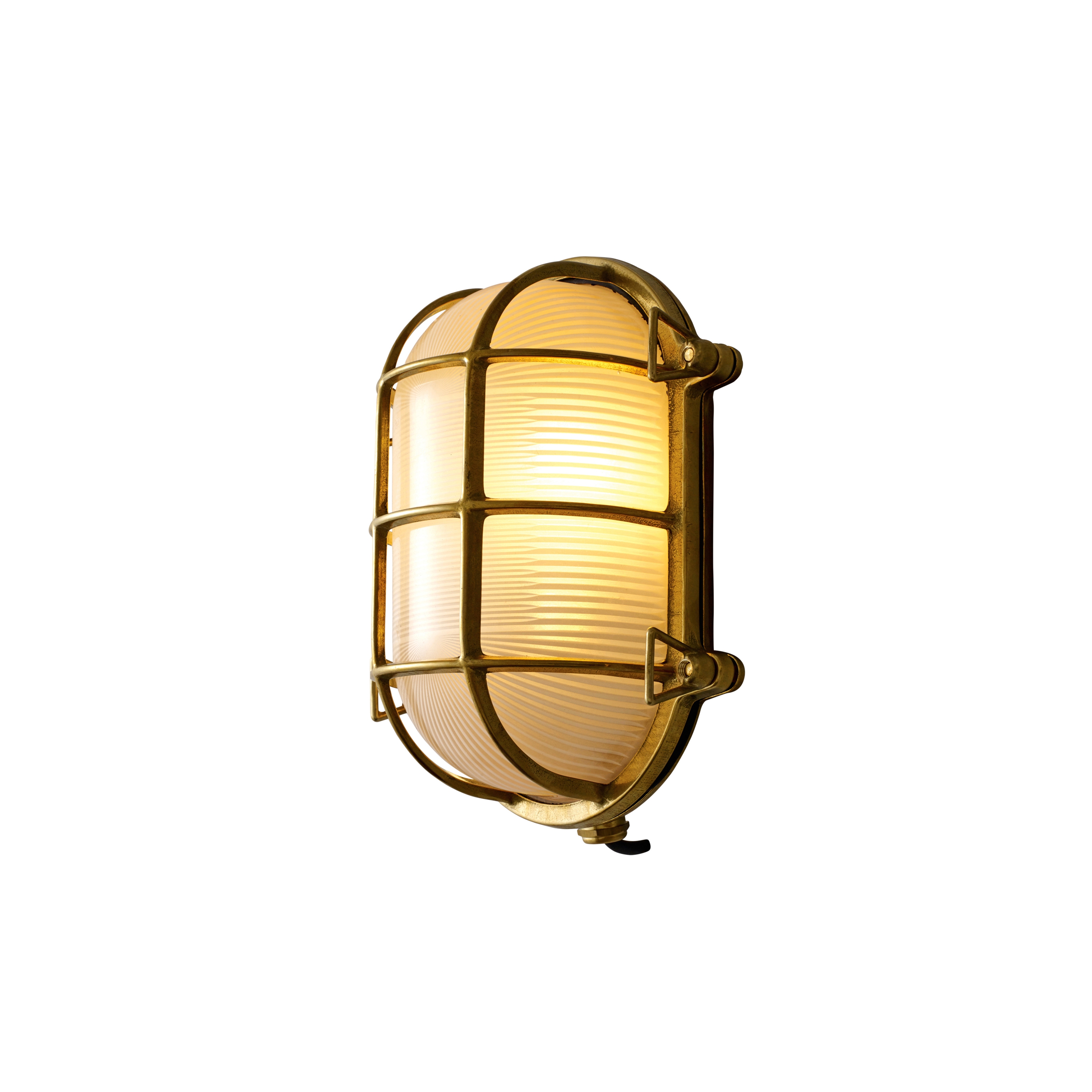 Mostrar el producto Oval Brass Bulkhead with Internal Fixing Points, Pol Brass del fabricante Original BTC