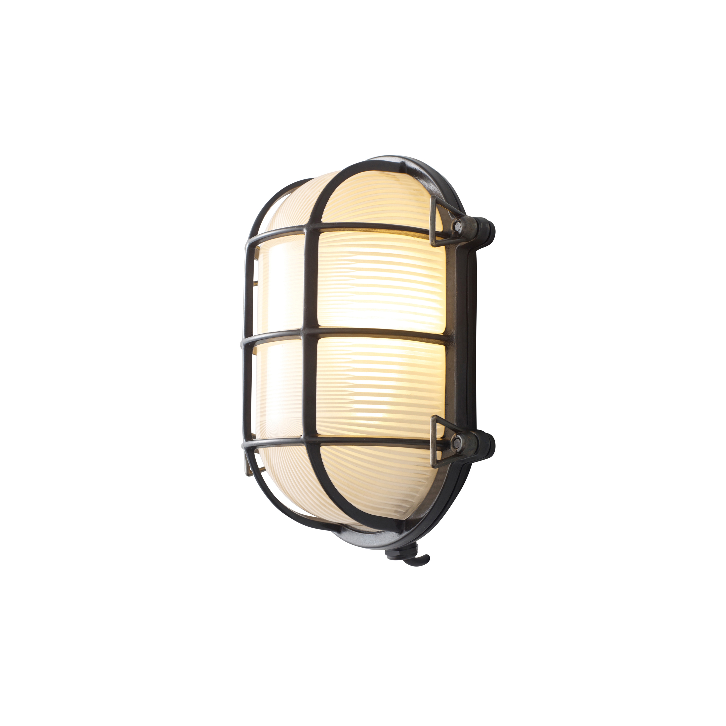 Mostrar el producto Oval Brass Bulkhead with Internal Fixing Points, Weathered Brass del fabricante Original BTC