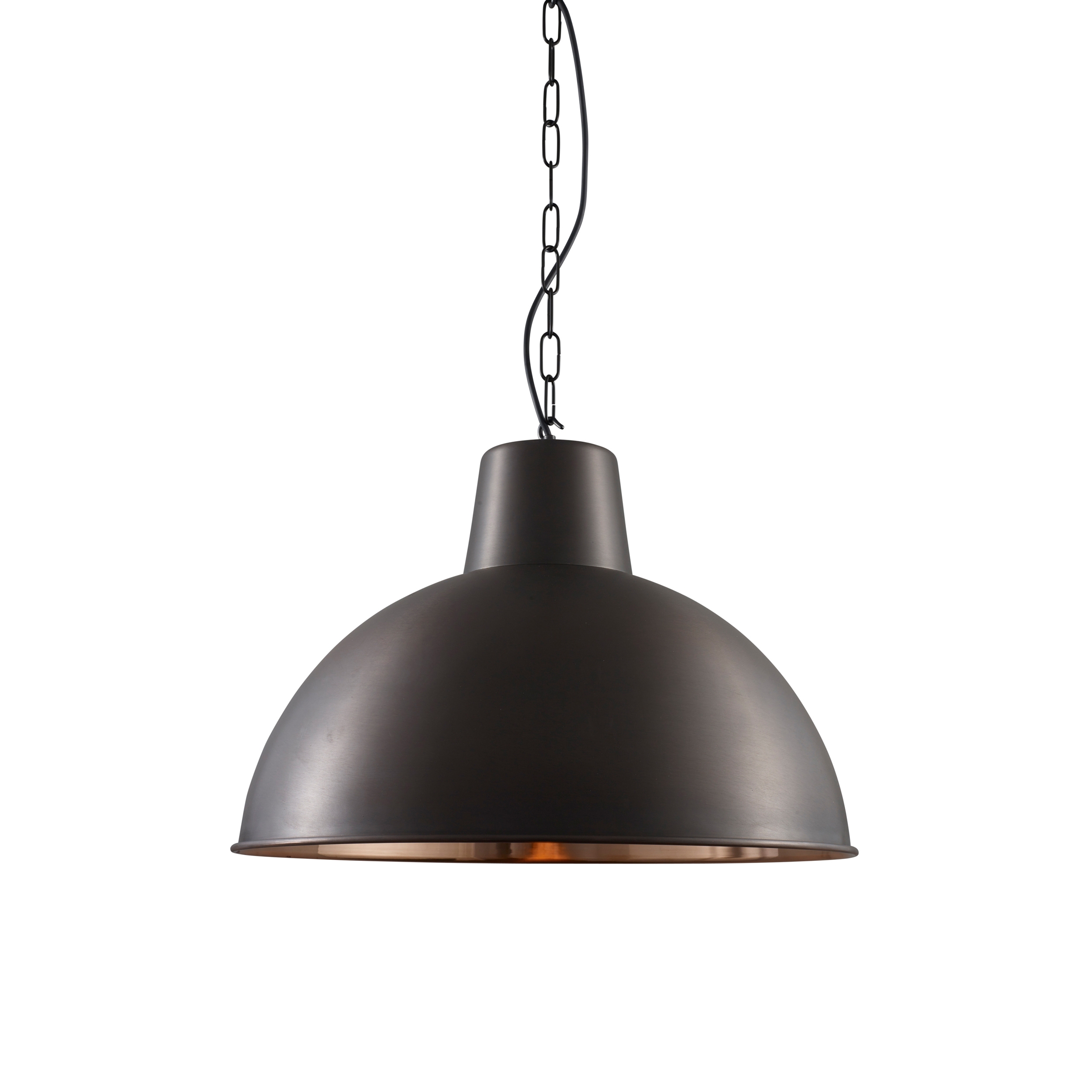 Mostrar el producto Spun Reflector, Large, Weathered/Polished Copper Interior del fabricante Original BTC