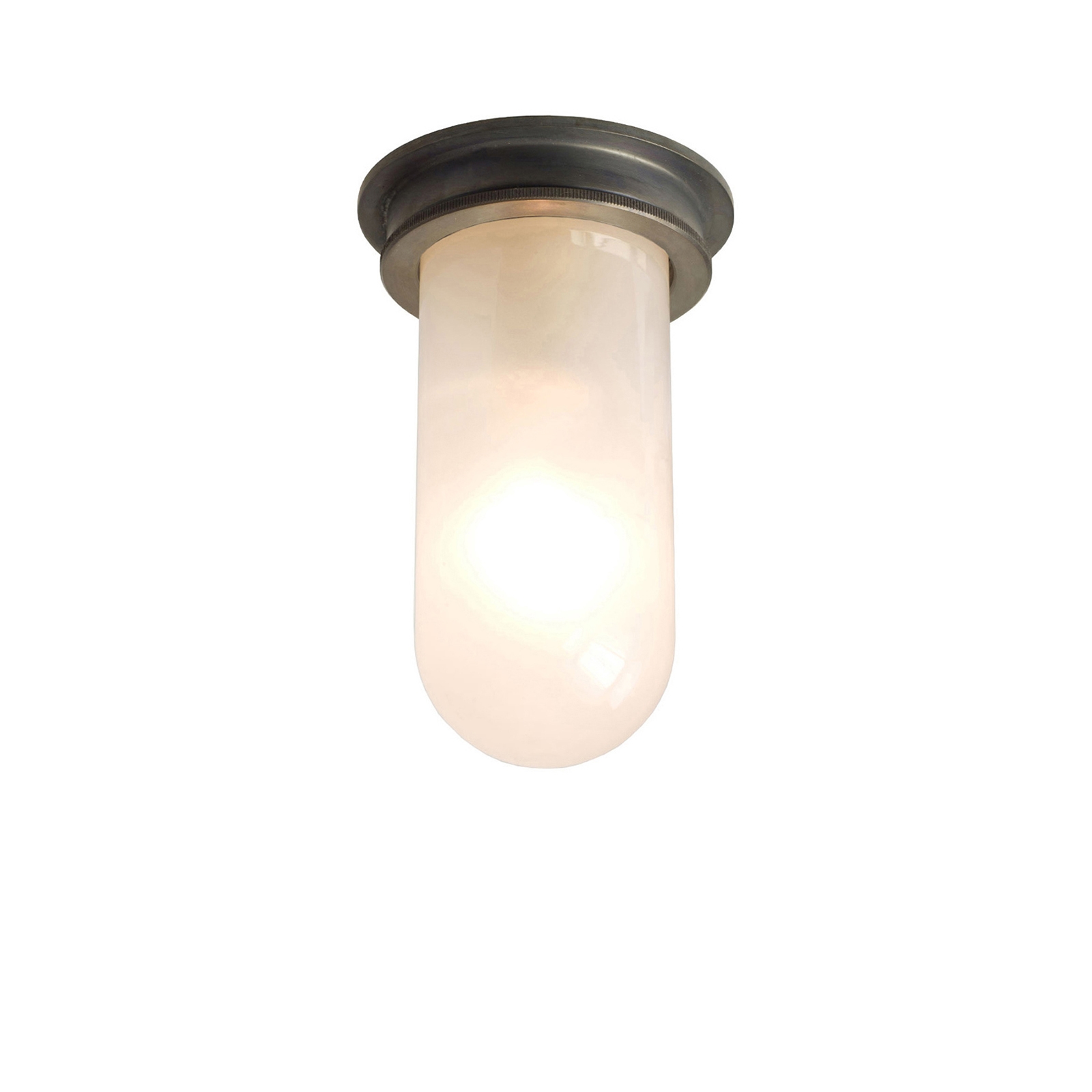 Display product Ship's Companionway Light, Weathered Brass, Frosted Glass, E27 from manufacturer Original BTC