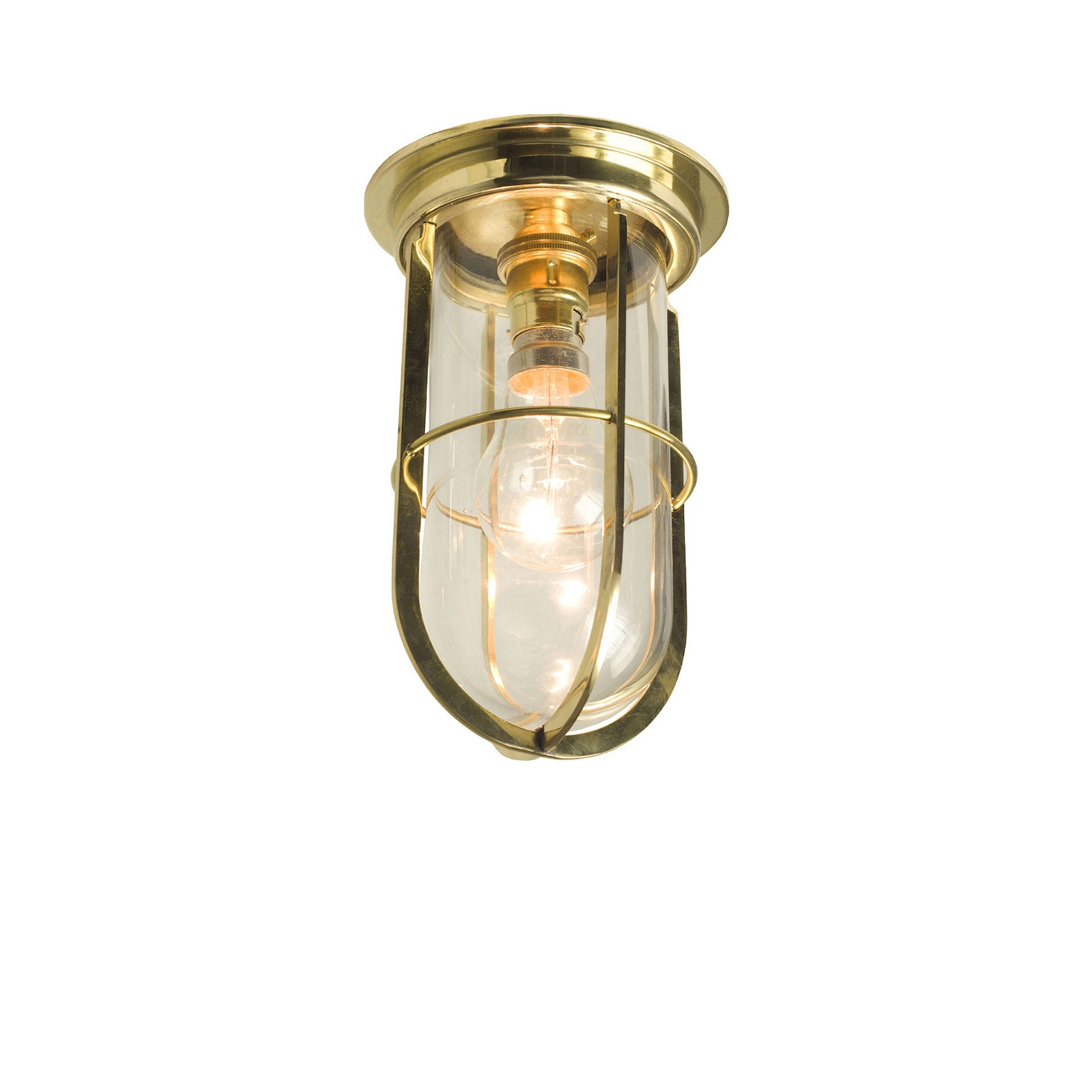 Mostrar el producto 7203 Ship's Companionway With Guard, Polished Brass, Clear Glass del fabricante Original BTC