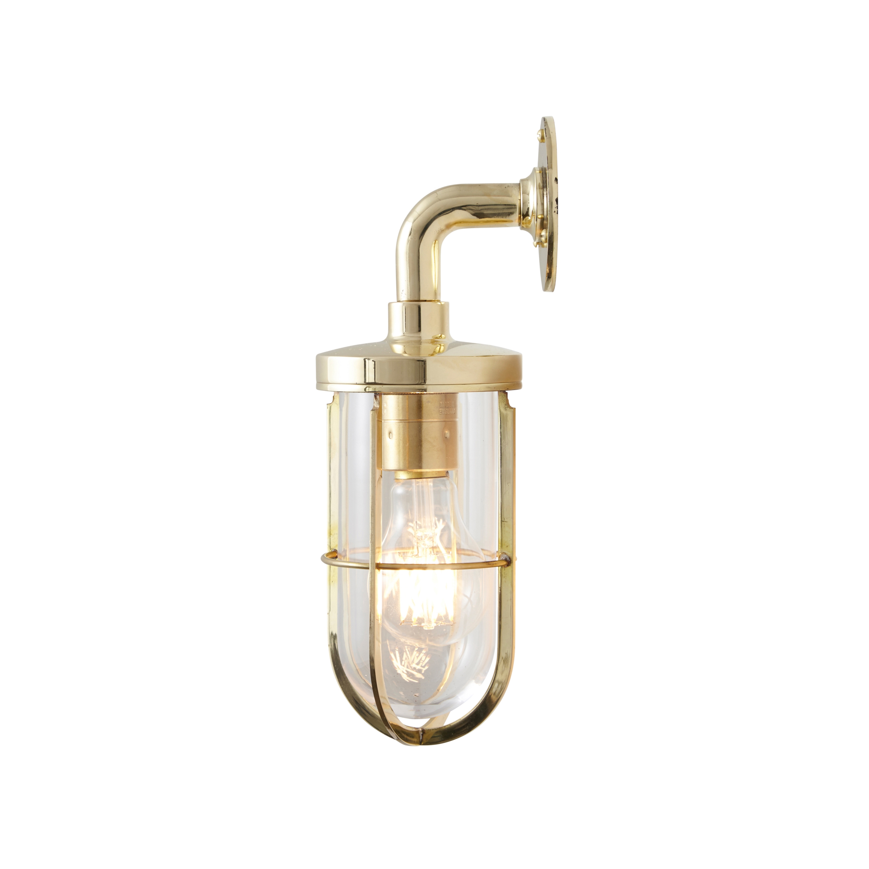 Mostrar el producto 7207 Weatherproof Ship's Well Glass, Polished Brass, Clear Glass del fabricante Original BTC